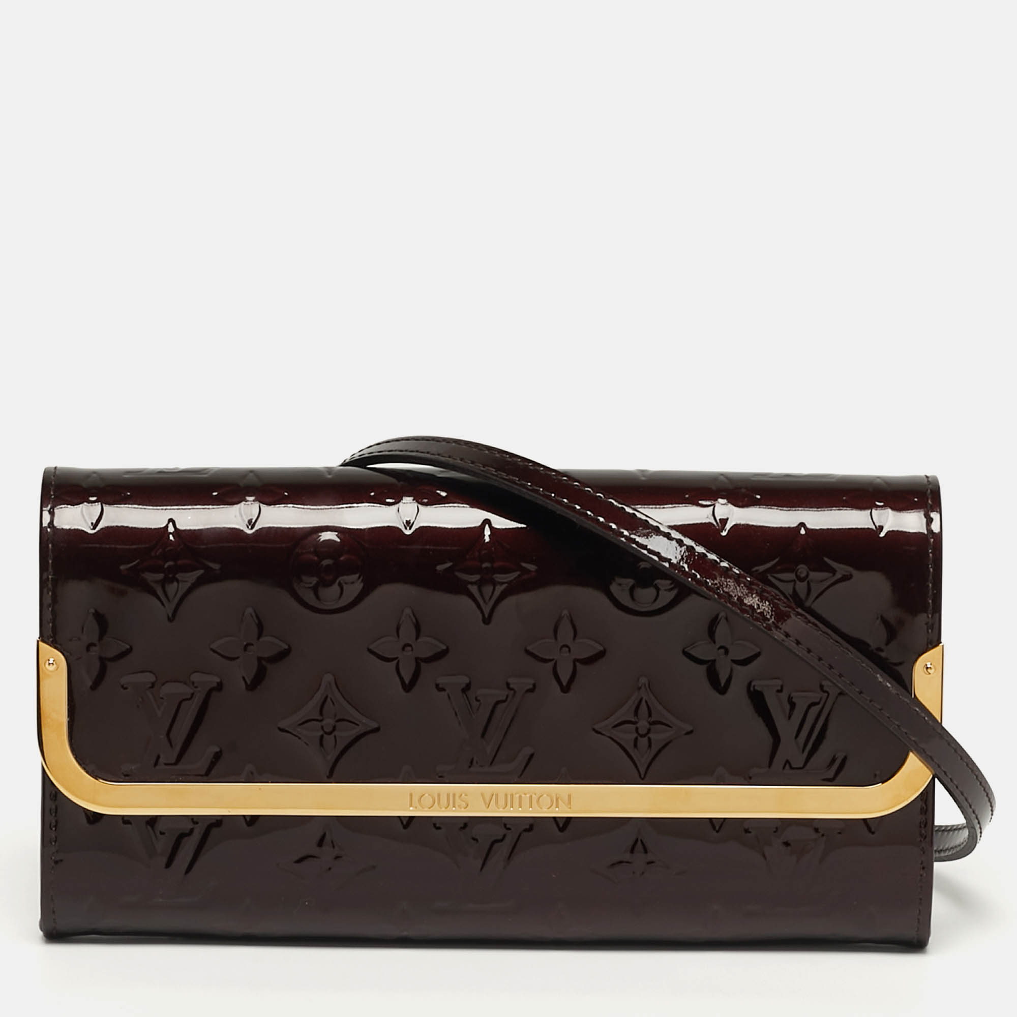 

Louis Vuitton Rossmore MM Amarante Monogram Vernis Bag, Burgundy