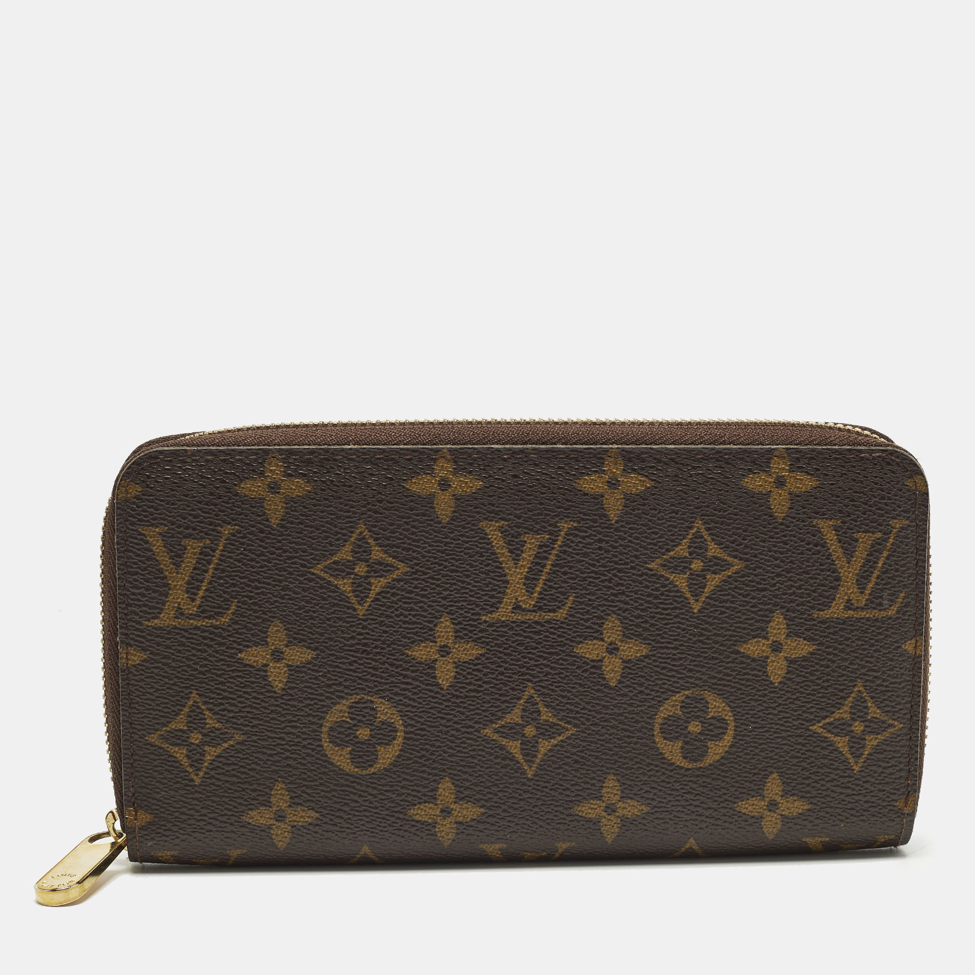 

Louis Vuitton Zippy Monogram Canvas Wallet, Brown