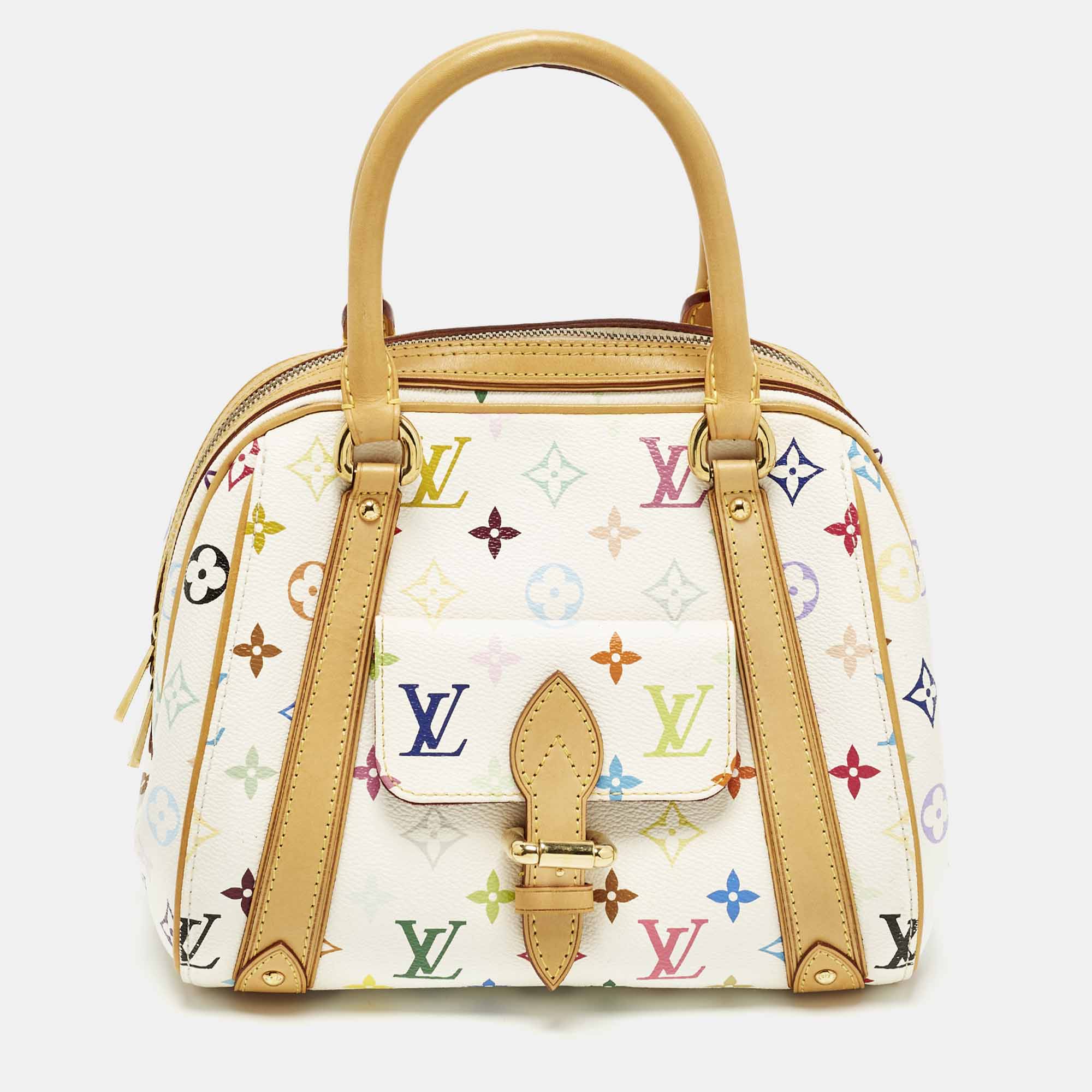 

Louis Vuitton Priscilla Multicolore Monogram Canvas Satchel, Multicolor