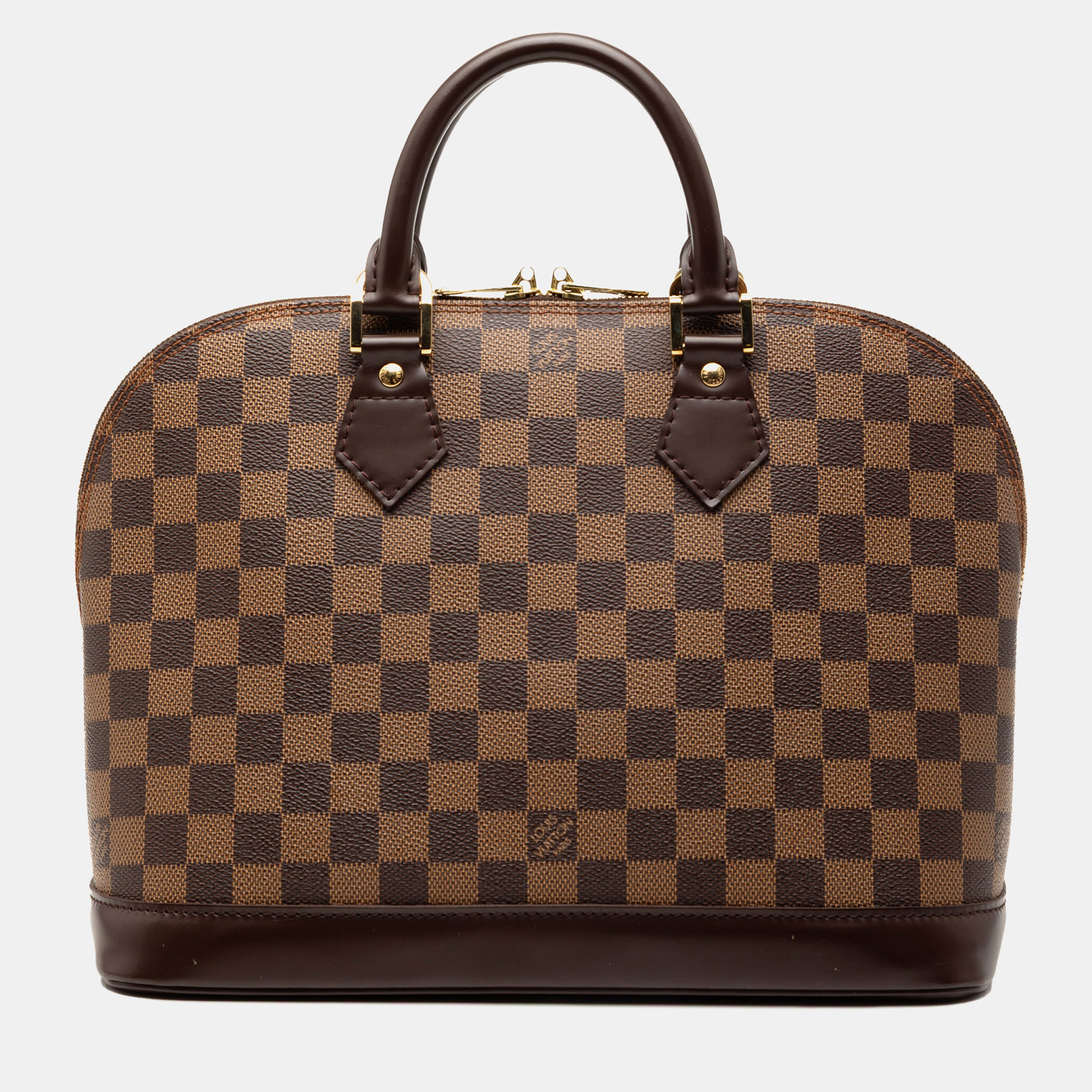 

Louis Vuitton Brown Damier Ebene Alma PM