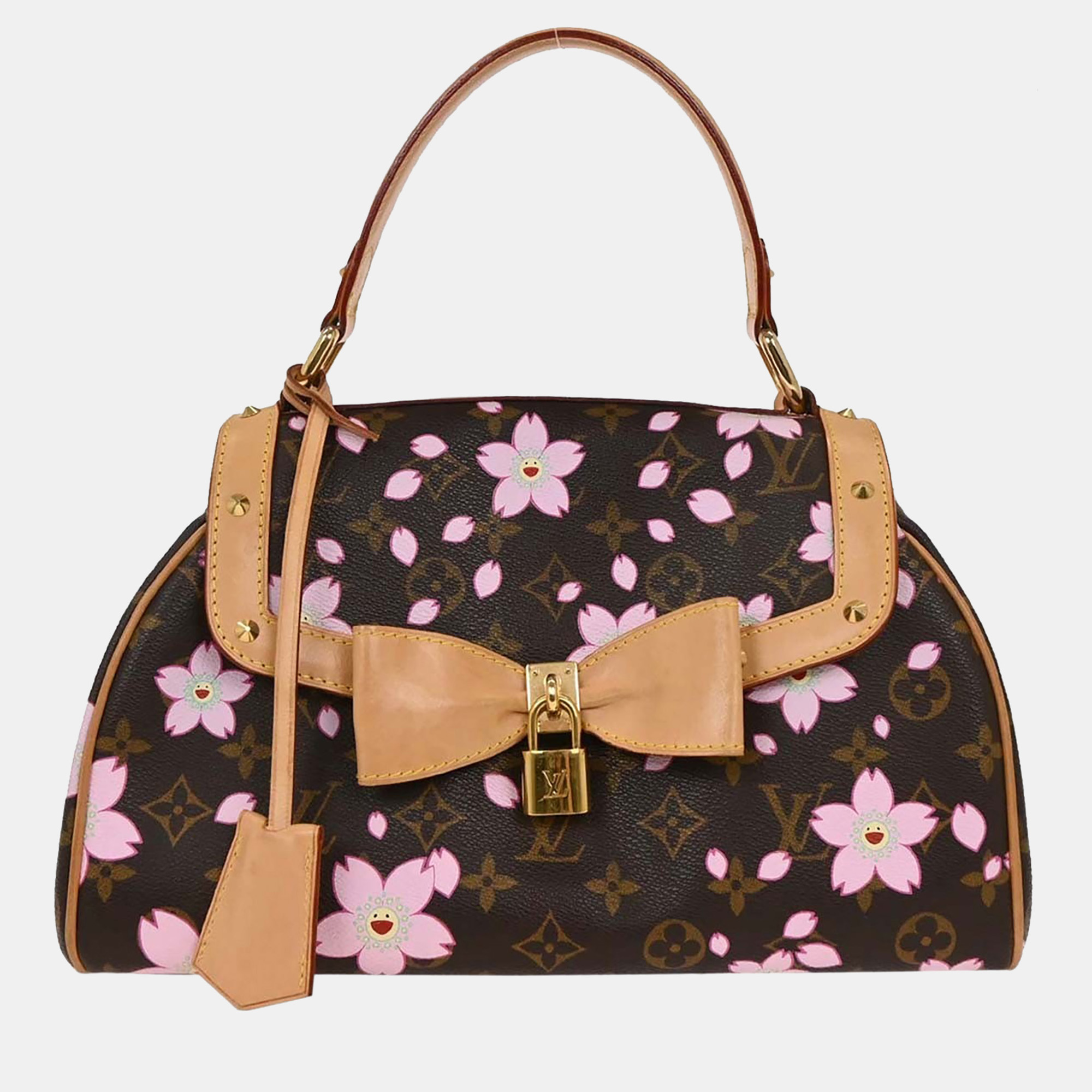 

Louis Vuitton Monogram Cherry Blossom Sac Retro PM Handbag, Brown