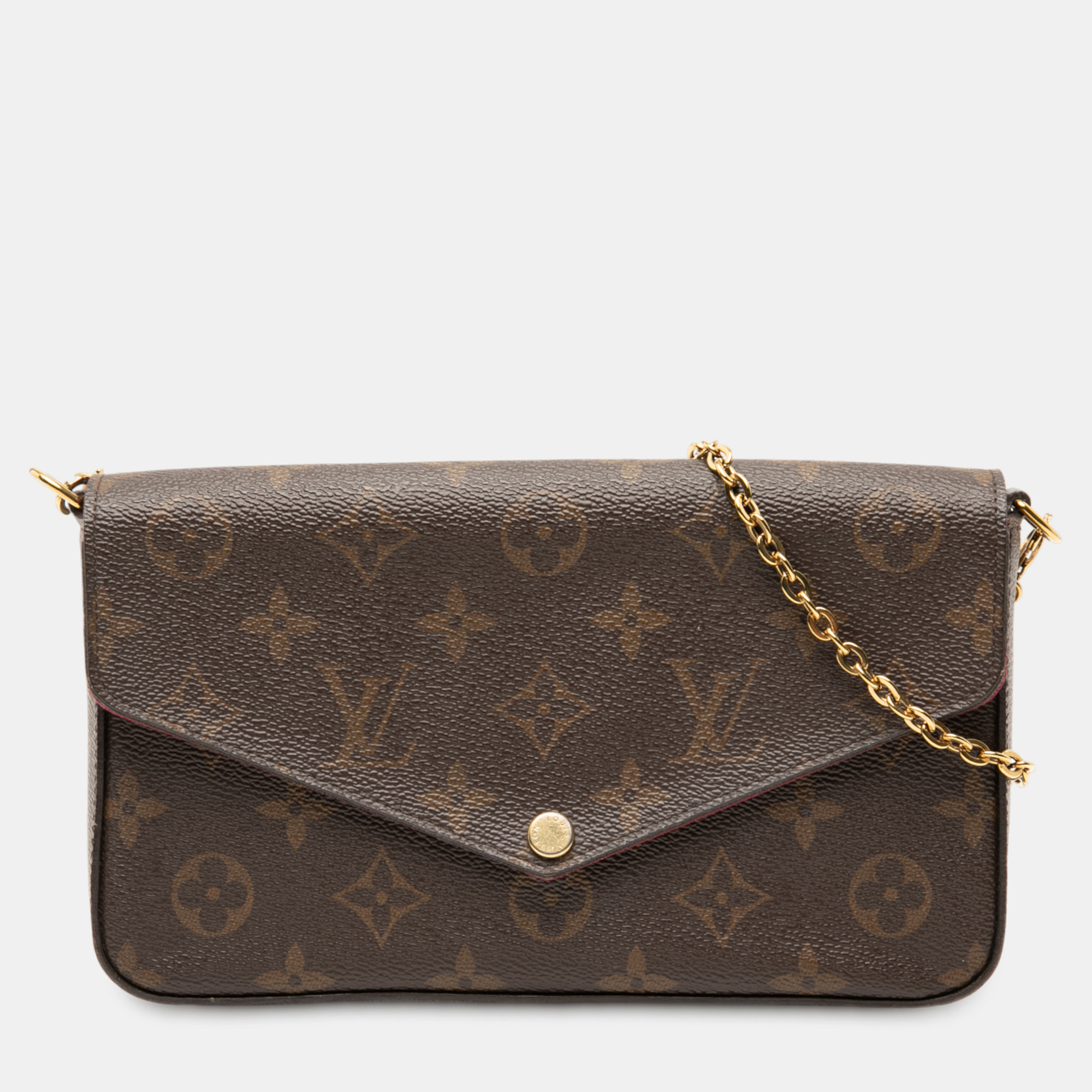 

Louis Vuitton Brown Monogram Pochette Felicie