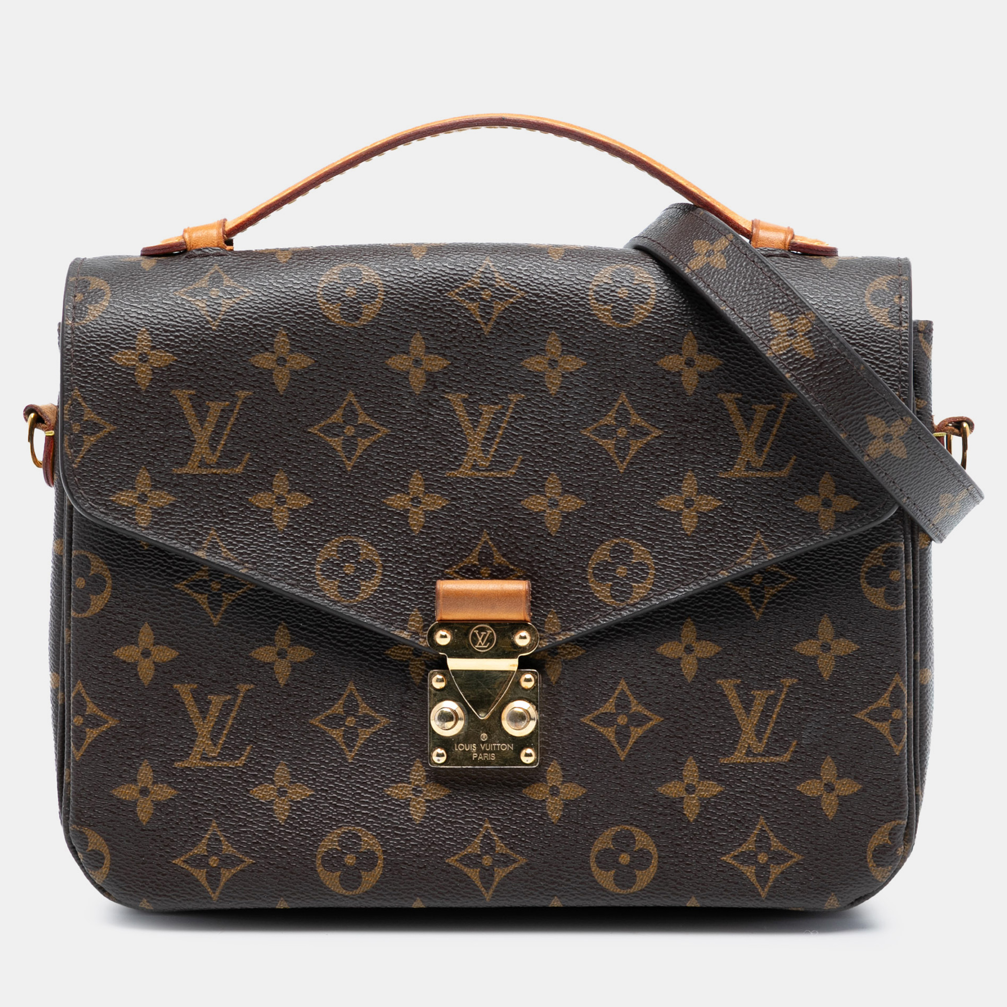

Louis Vuitton Brown Monogram Pochette Metis