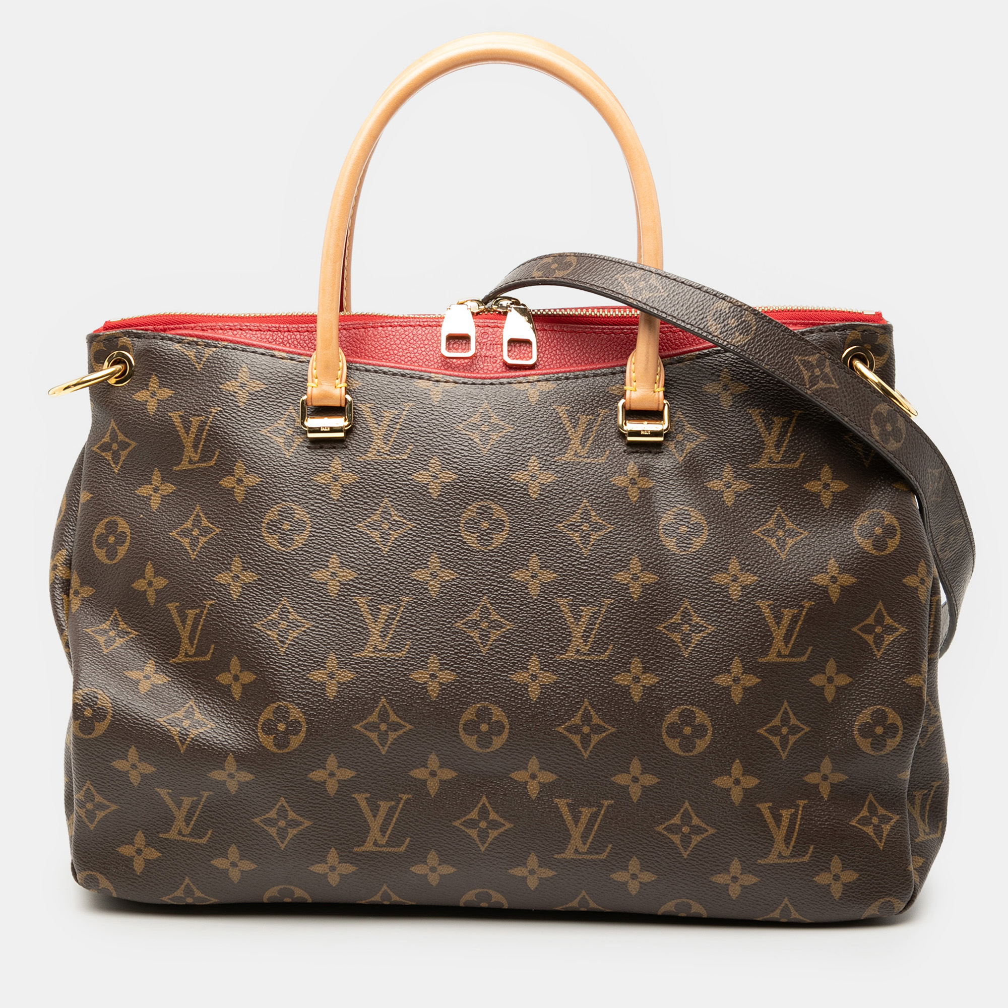 

Louis Vuitton Brown Monogram Pallas MM