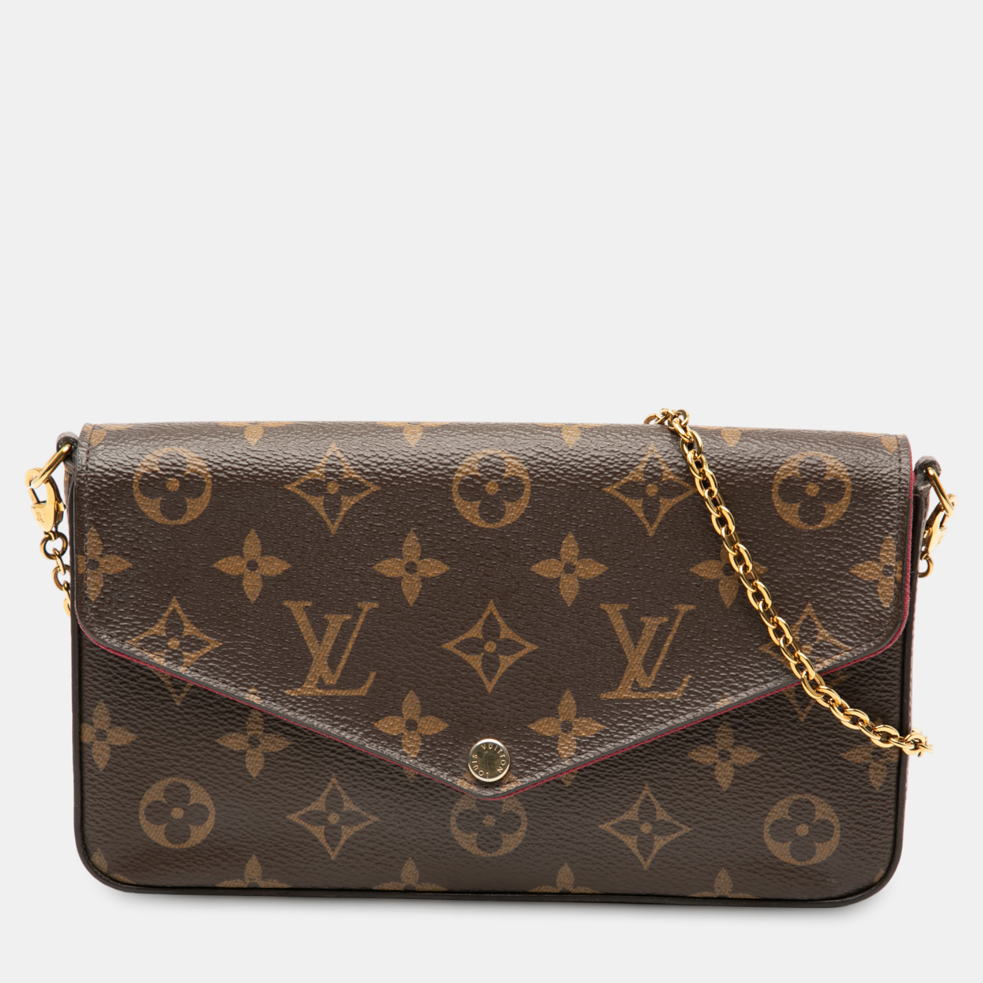 

Louis Vuitton Brown Monogram Pochette Felicie