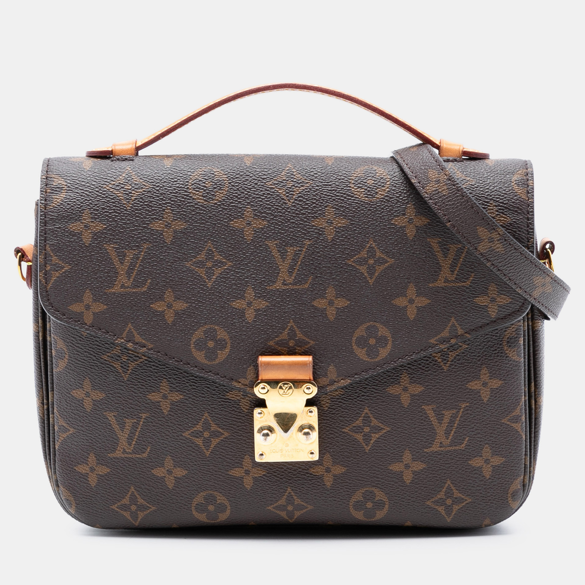 

Louis Vuitton Brown Monogram Pochette Metis