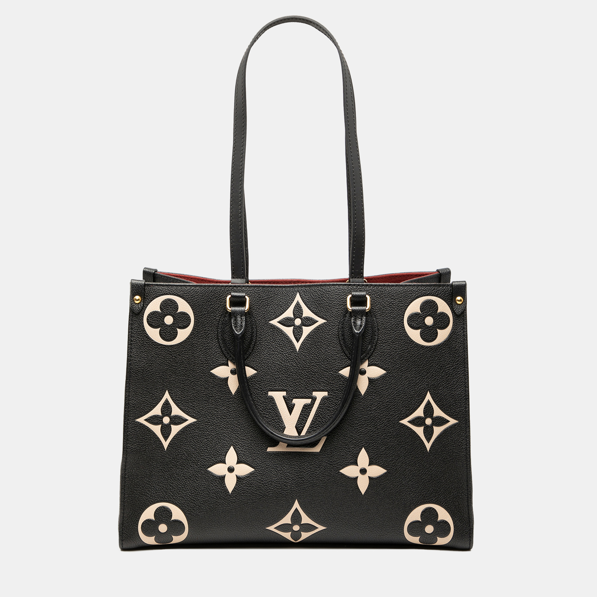 

Louis Vuitton Black Bicolor Monogram Empreinte Giant Onthego MM