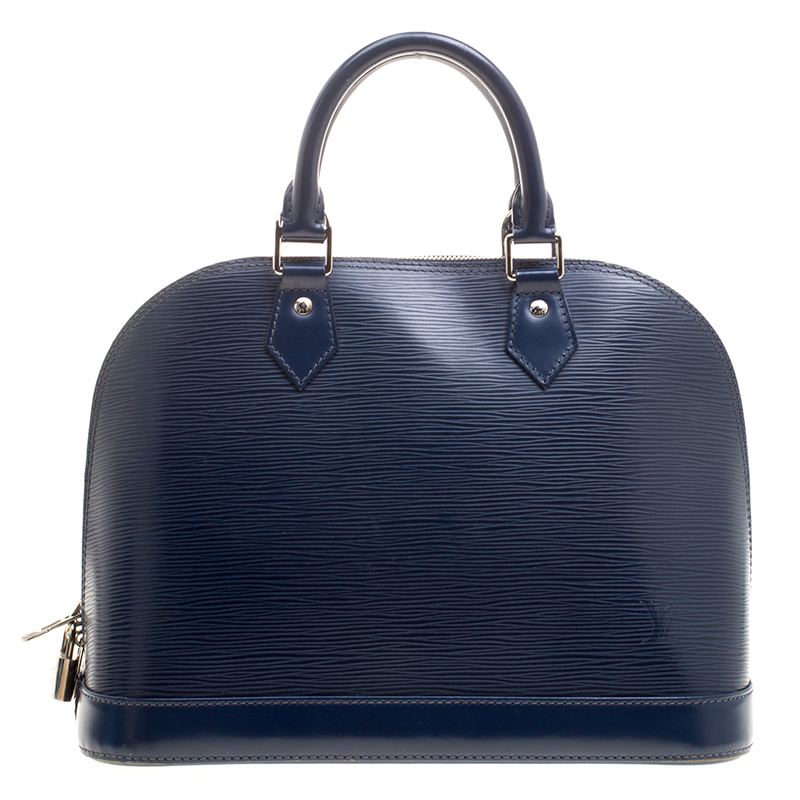 مملوكة مسبقًا Louis Vuitton Indigo Epi Leather Alma PM Bag