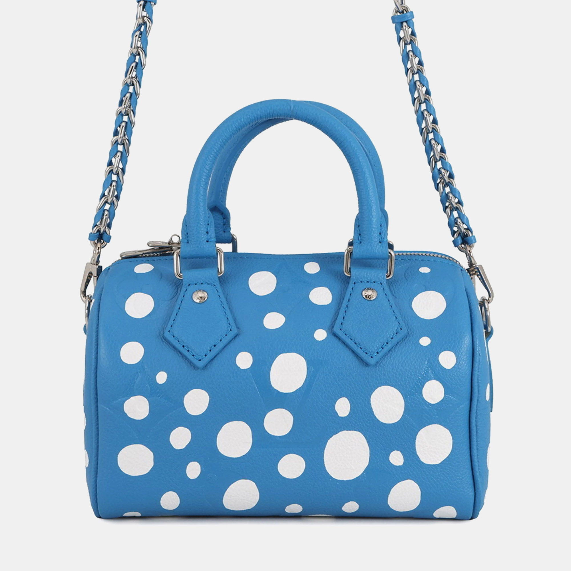 

Louis Vuitton Monogram Empreinte Handbag Speedy Bandouliere 20, Blue