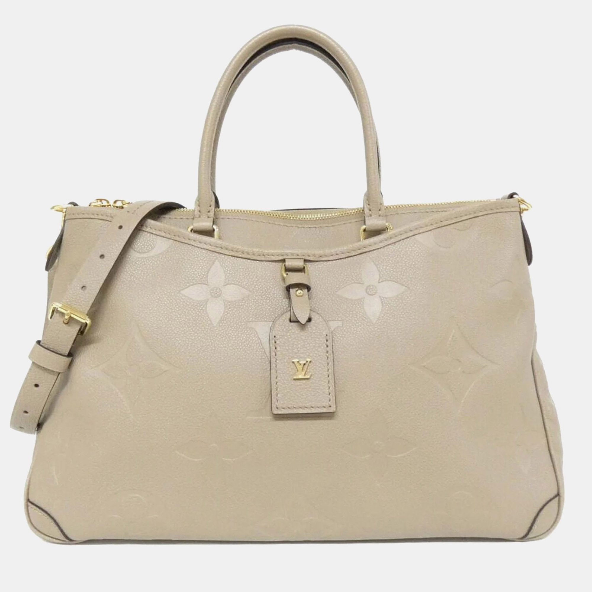 

Louis Vuitton Monogram Empreinte Trianon Mm Handbag, Brown