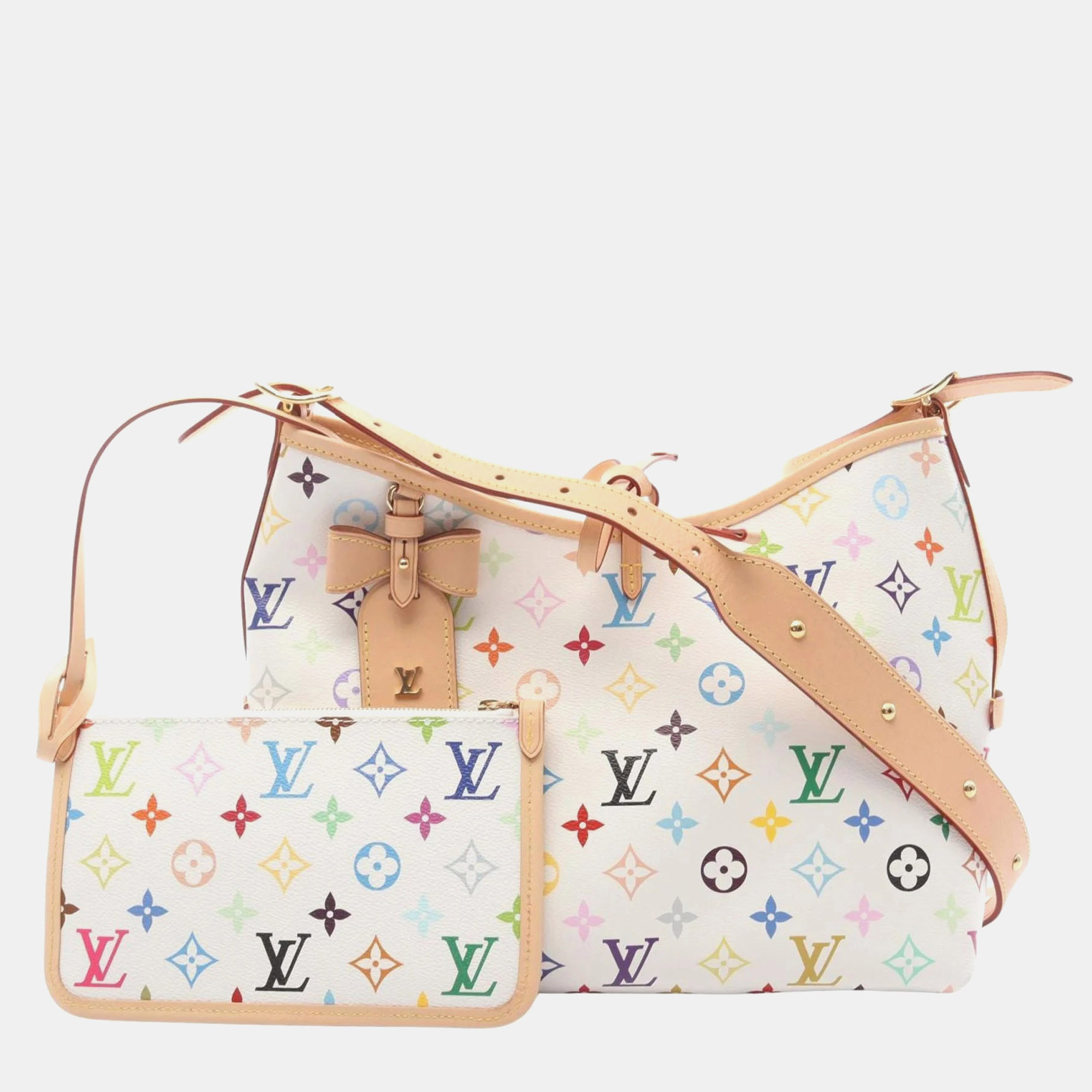 

Louis Vuitton Lv X Tm Carryall Nm Pm Monogram Multicolore Shoulder Bag Coated Canvas And Leather White Multicolor