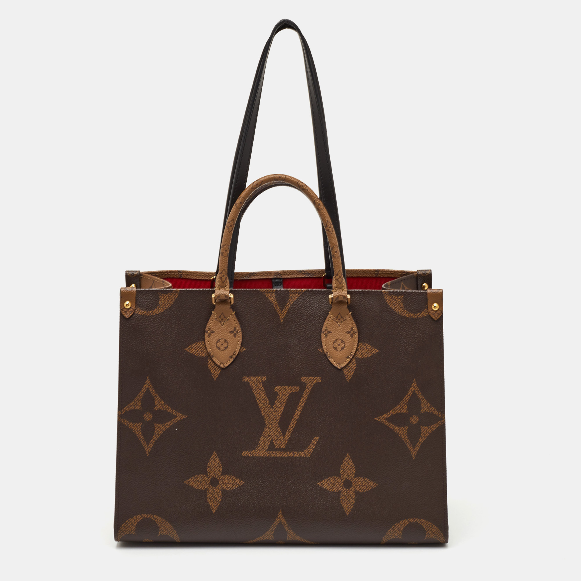

Louis Vuitton Onthego MM Reverse Giant Monogram Canvas Bag, Brown