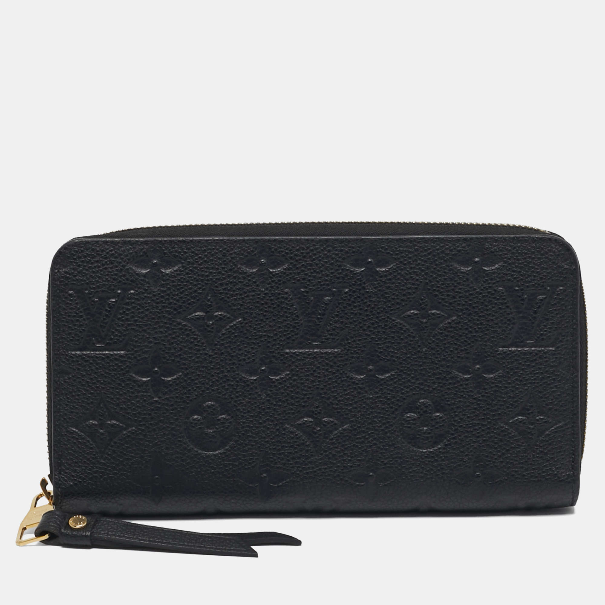 

Louis Vuitton Zippy Black Monogram Empreinte Leather Wallet