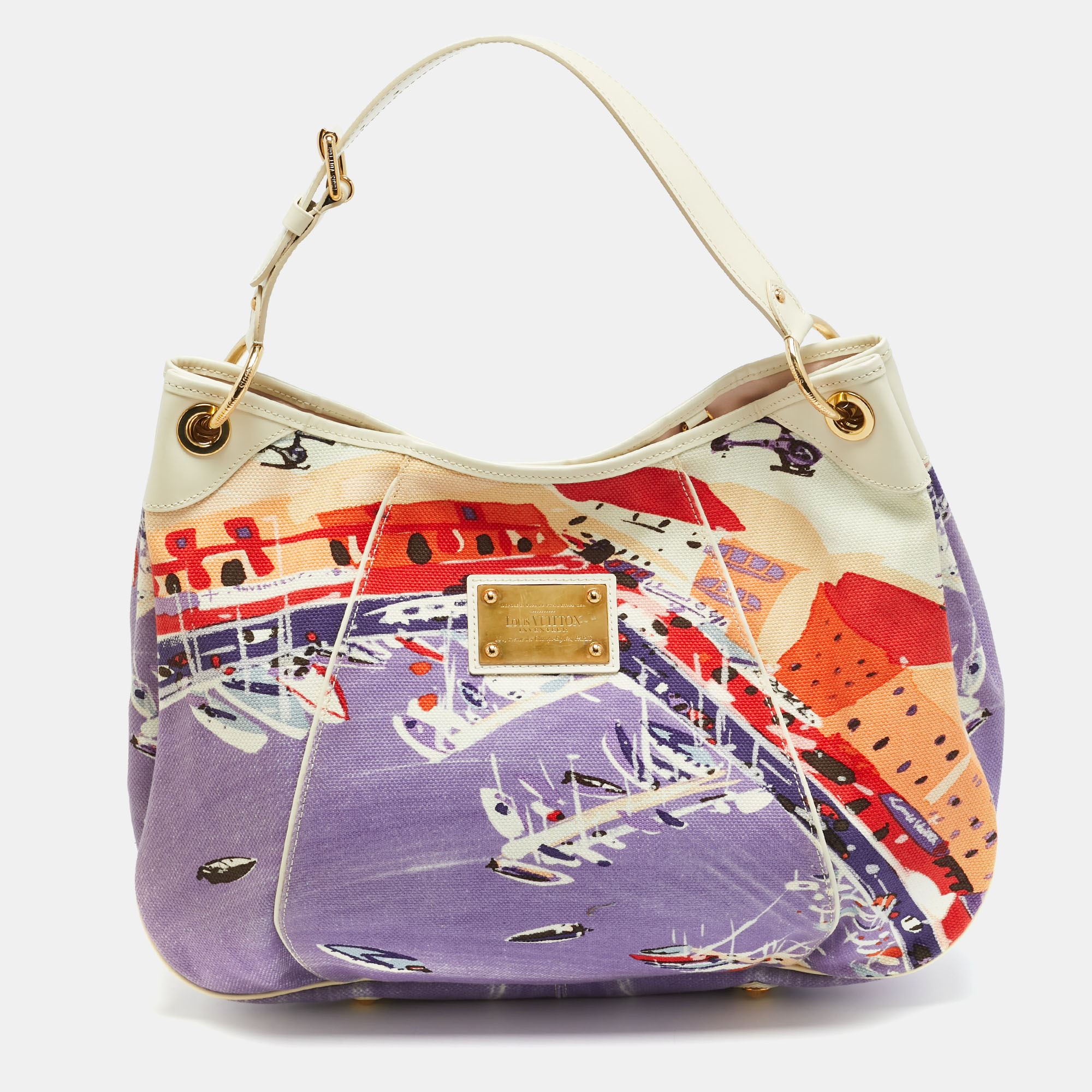 

Louis Vuitton Riviera Cruise Galleria GM White/Multicolor Canvas Bag