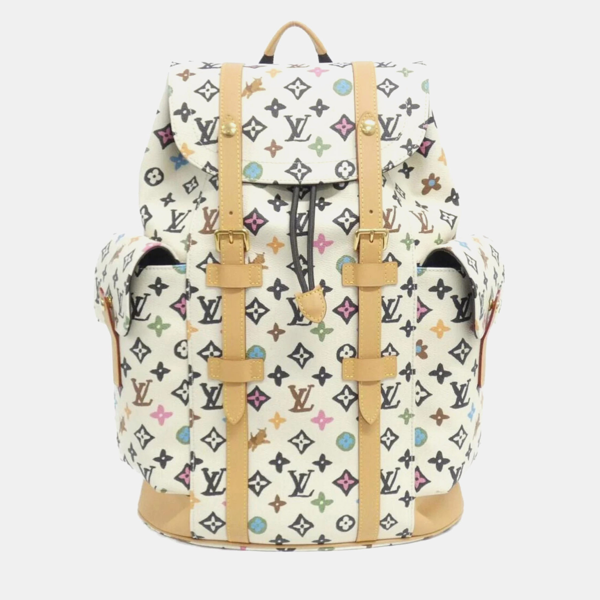 

Louis Vuitton Monogram Craggy Christopher Mm Backpack, White
