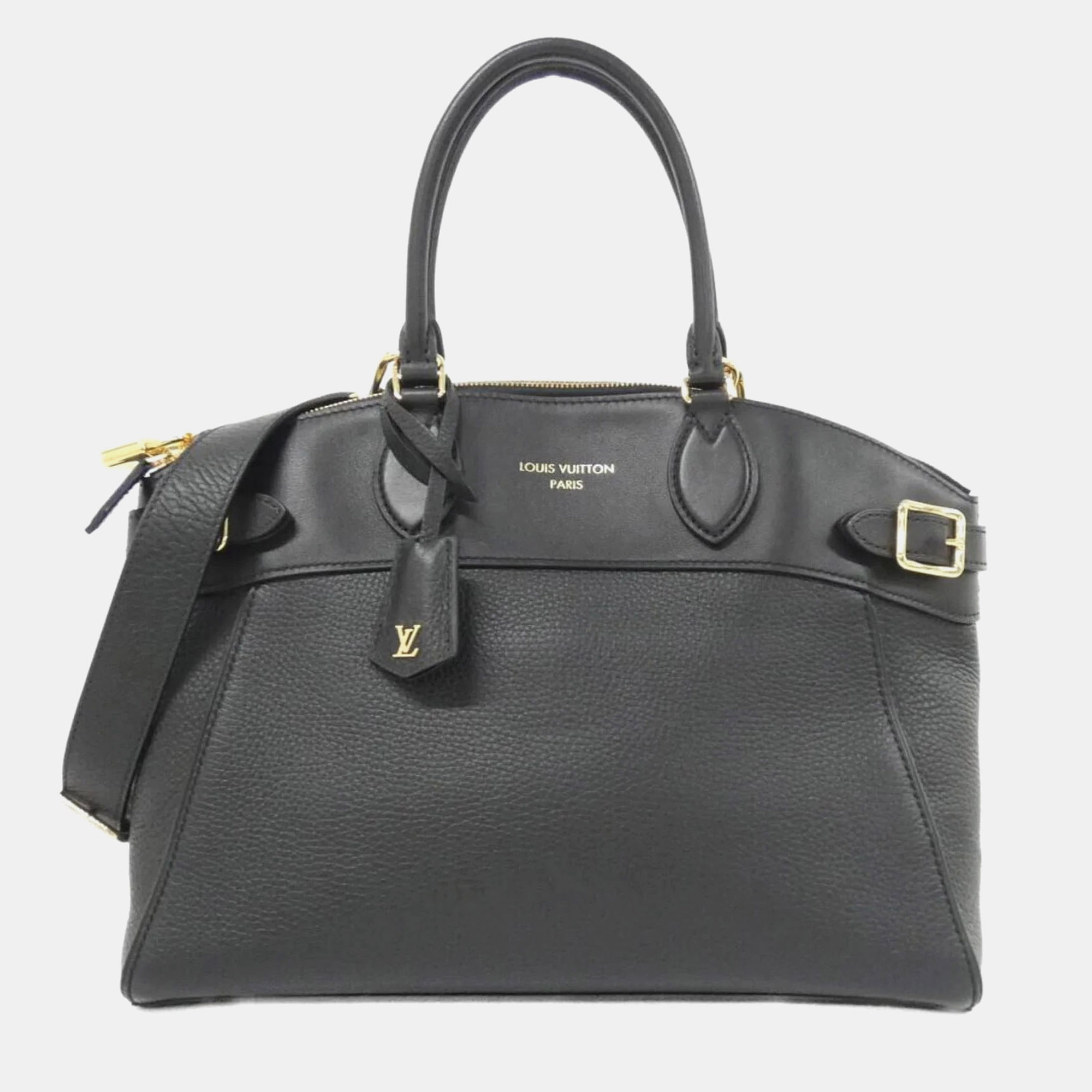 

Louis Vuitton Black Taurillon Vendome Aoyama Handbag