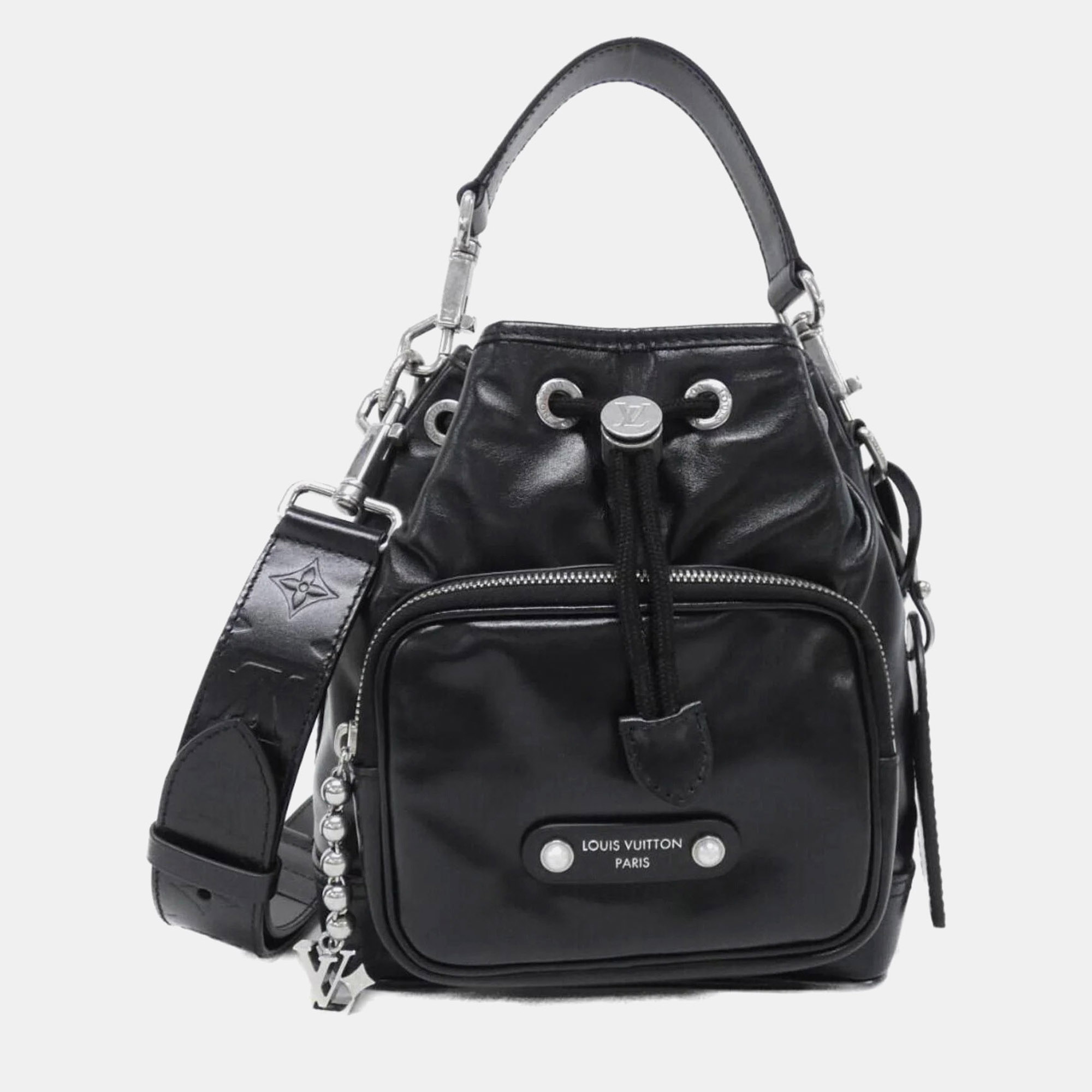 

Louis Vuitton Lv Night Noe Cargo Shoulder Bag, Black