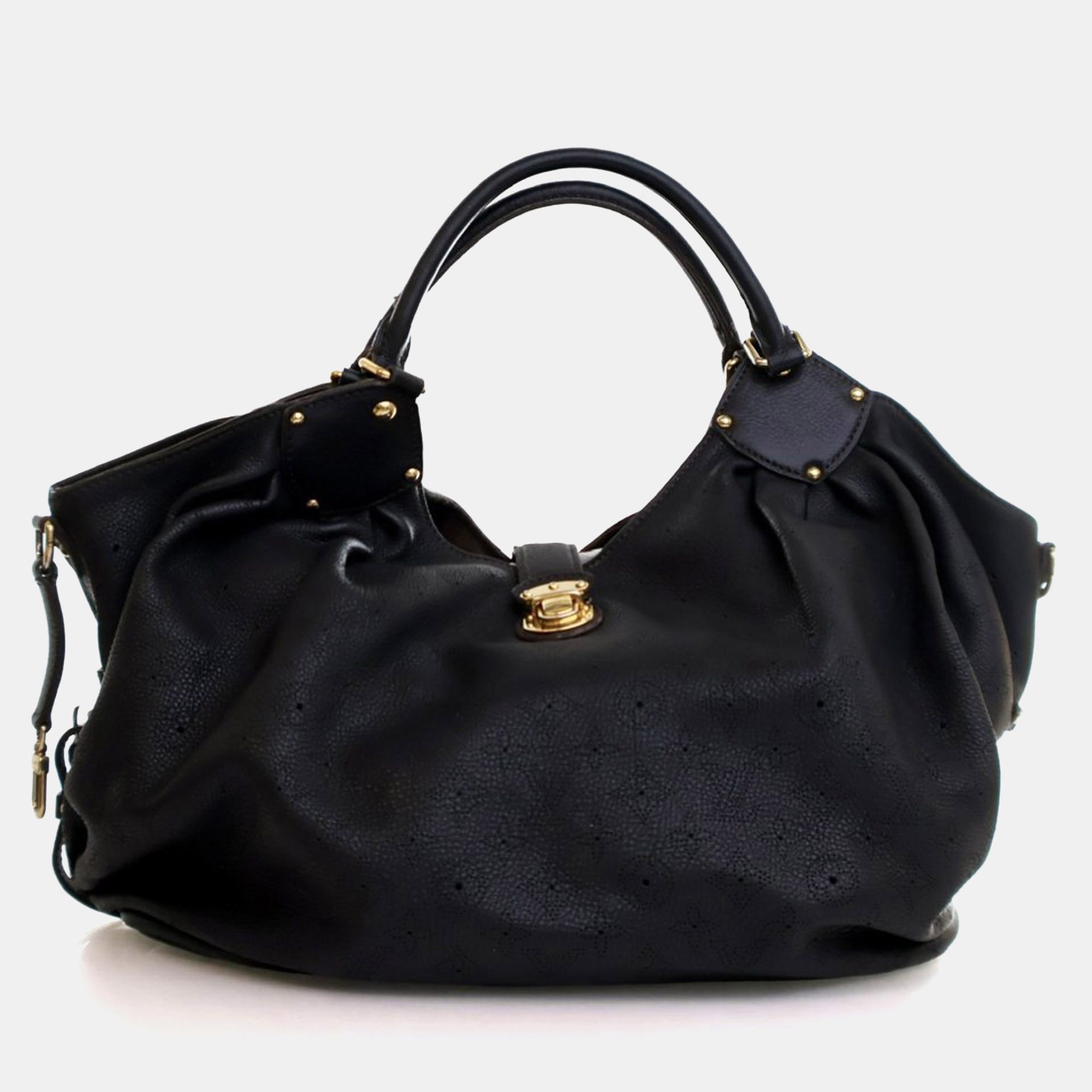 

Louis Vuitton Vintage Monogram Mahina Solar GM, Black