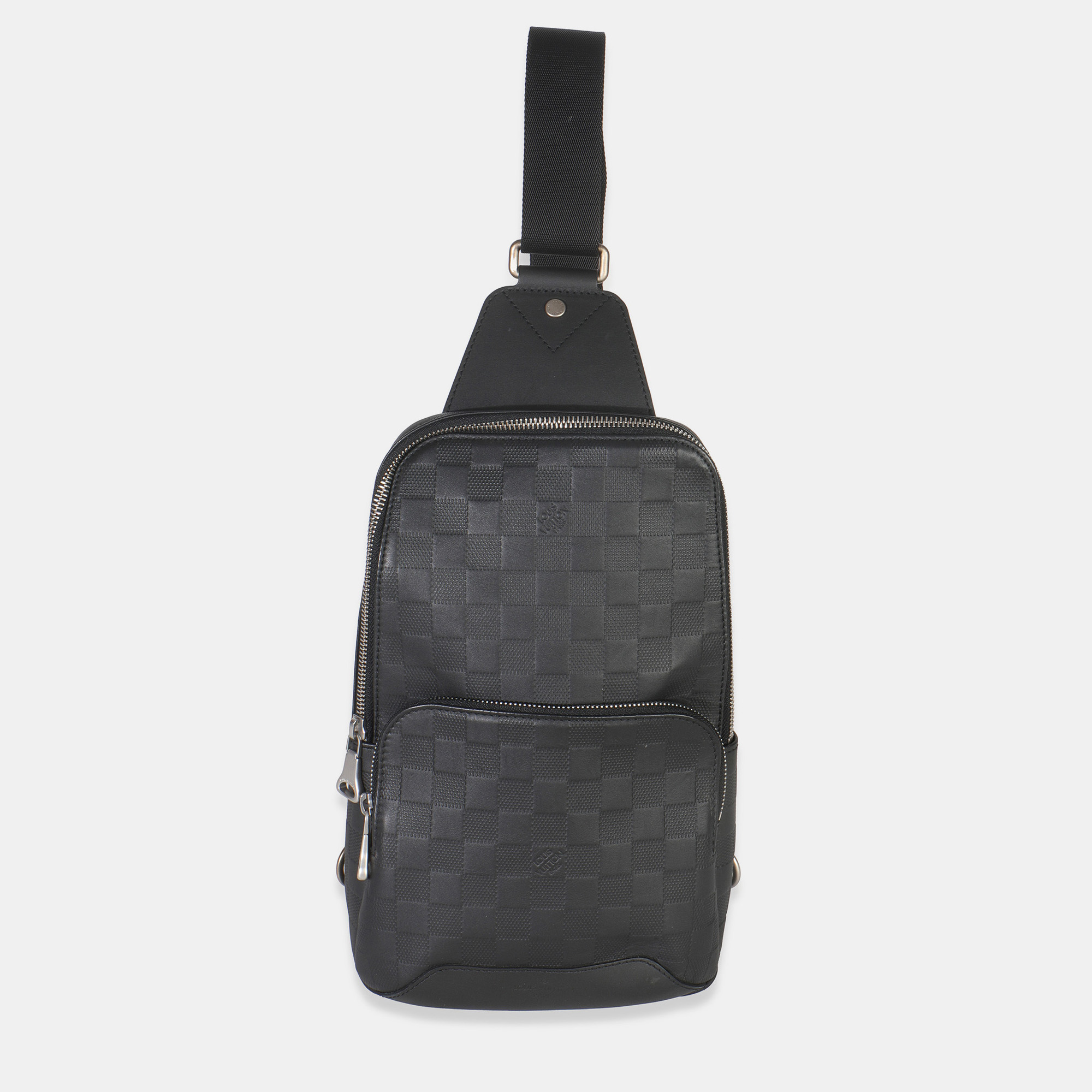 

Louis Vuitton Onyx Damier Infini Avenue Slingbag, Black