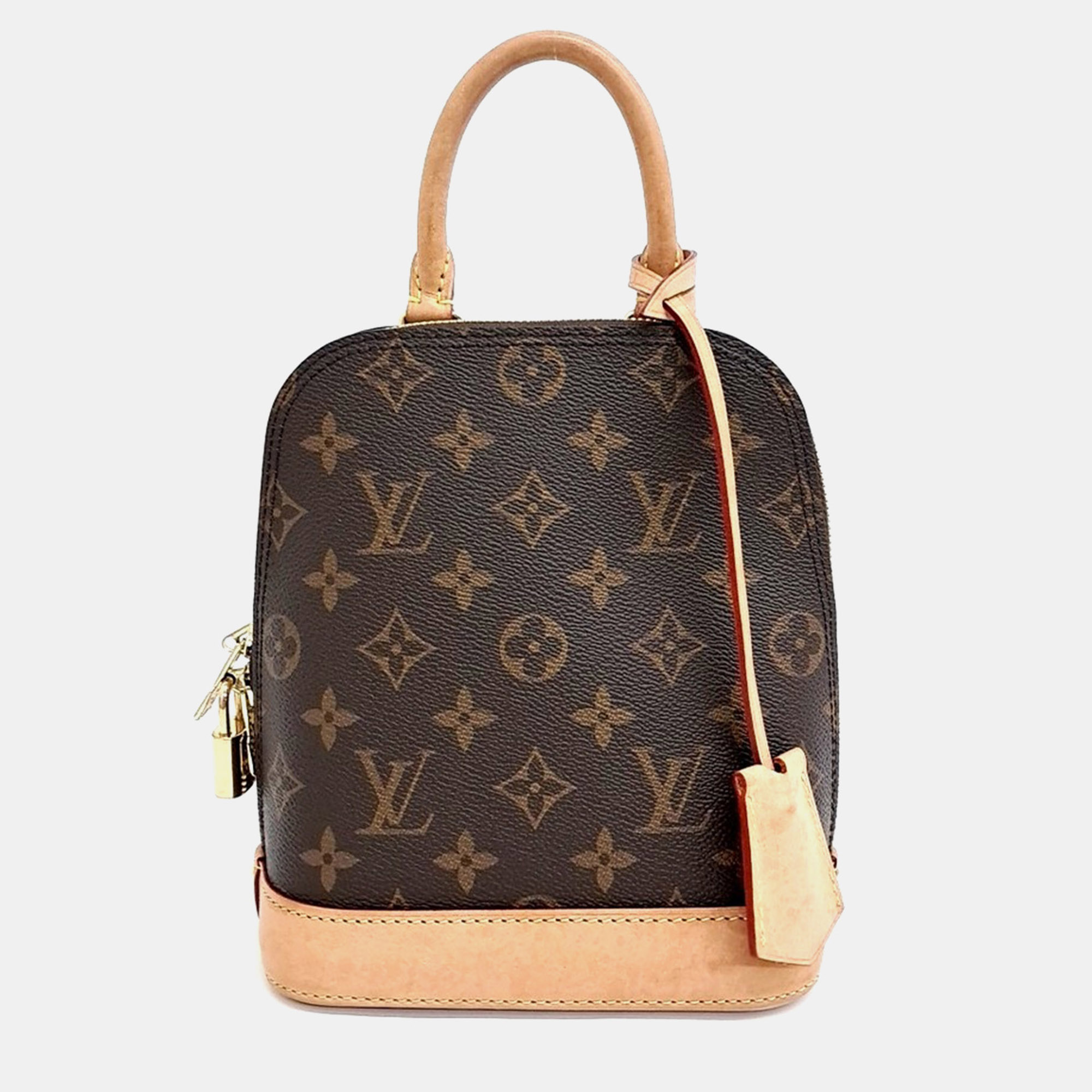 

Louis Vuitton Brown Coated Canvas Monogram Alma Backpack