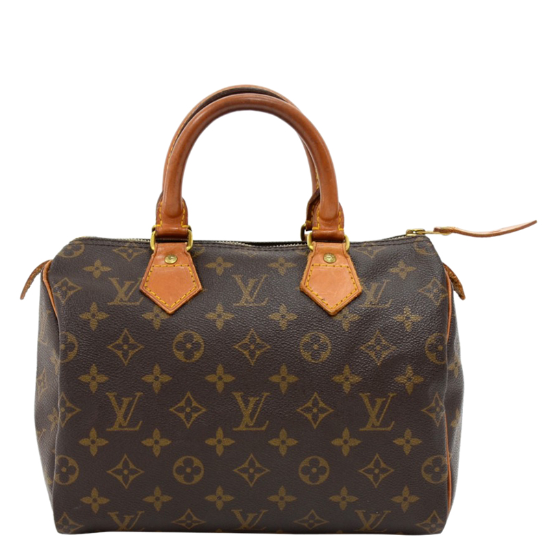 Pre Owned Louis Vuitton Monogram Canvas Speedy 25 Bag