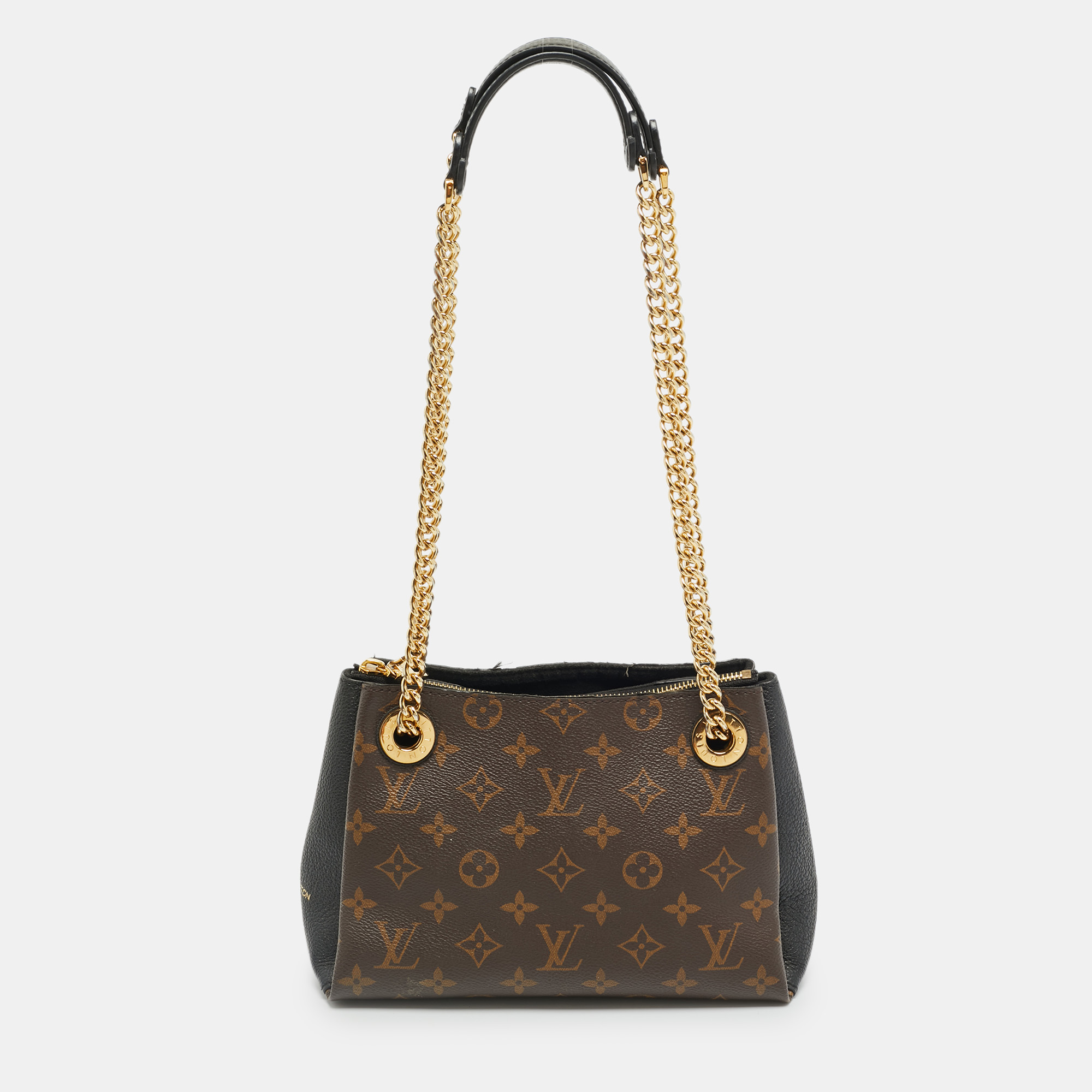

Louis Vuitton Surene BB Black Monogram Canvas and Leather Bag