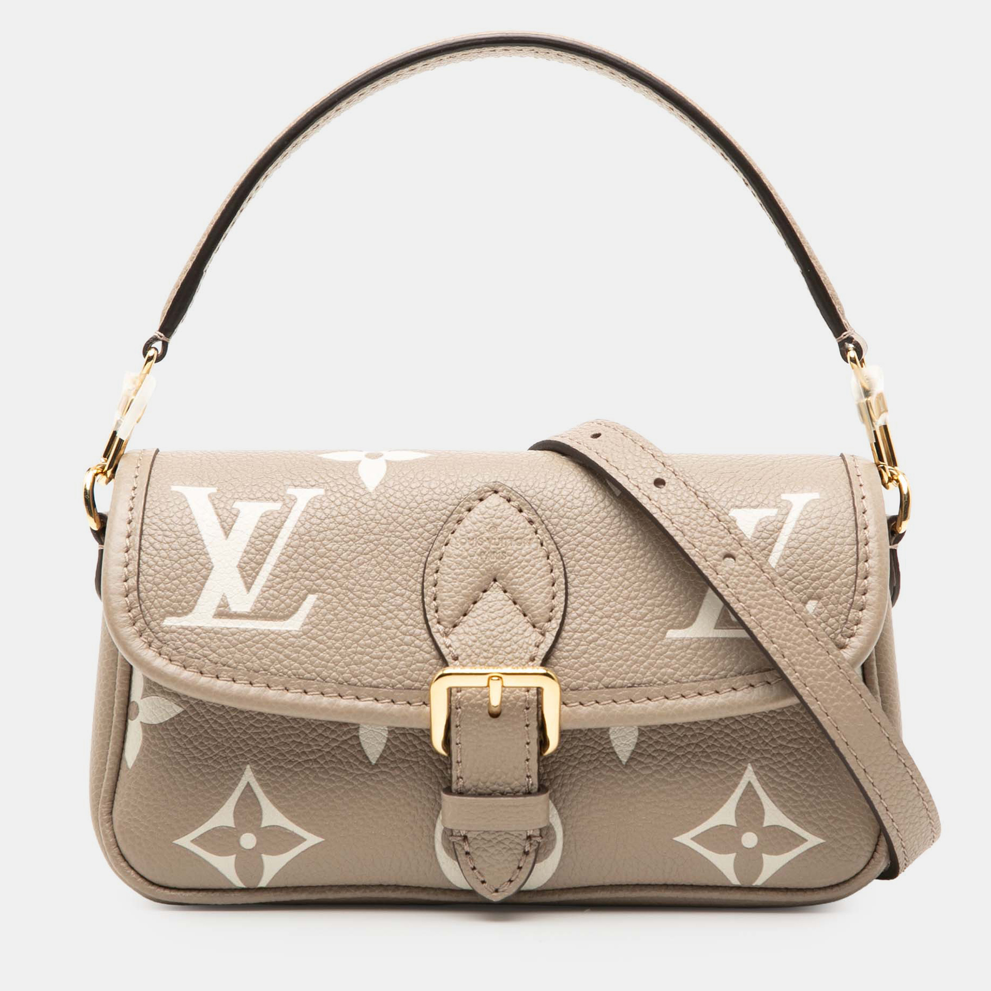 

Louis Vuitton Brown Nano Bicolor Monogram Empreinte Giant Diane