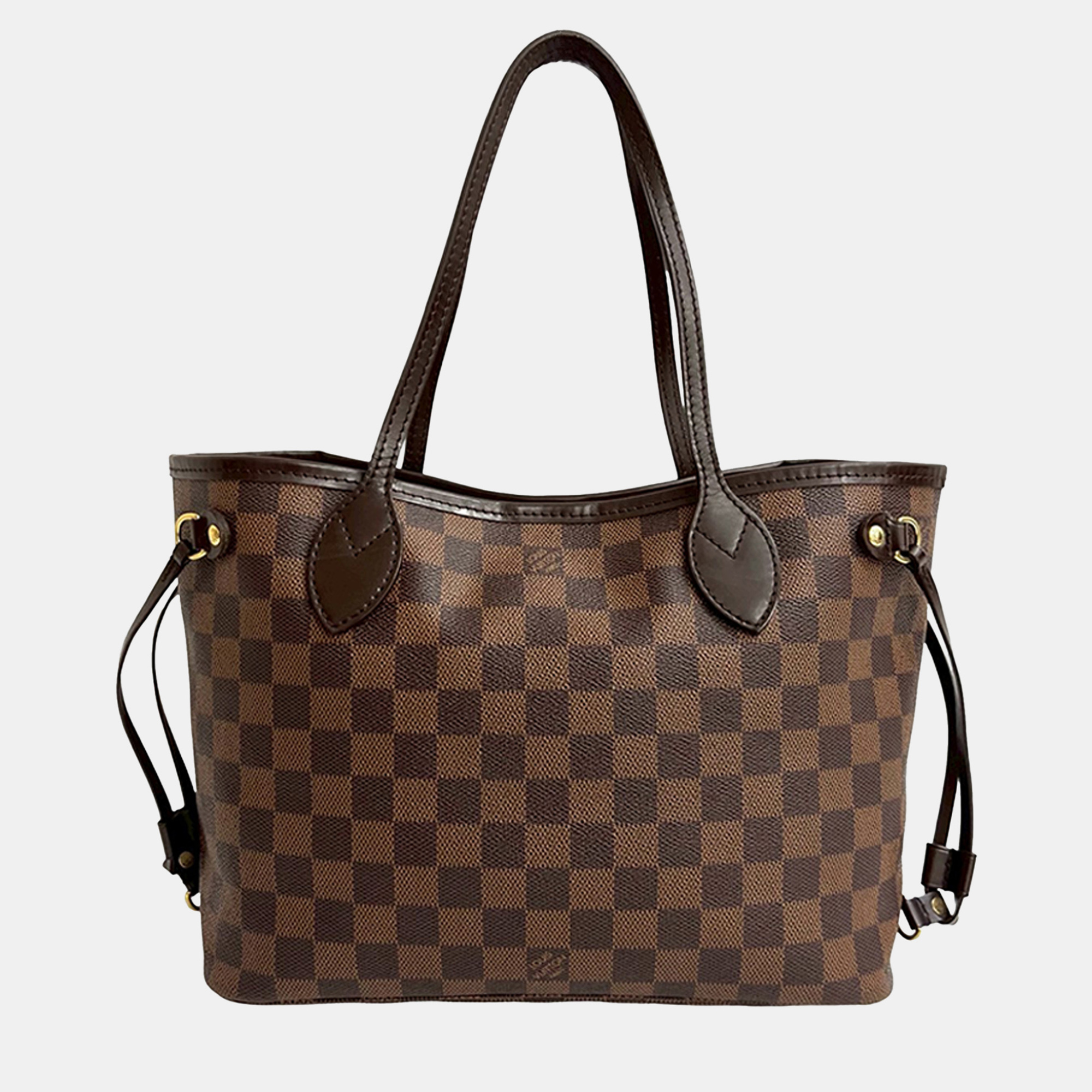 

Louis Vuitton Brown Damier Ebene Neverfull PM