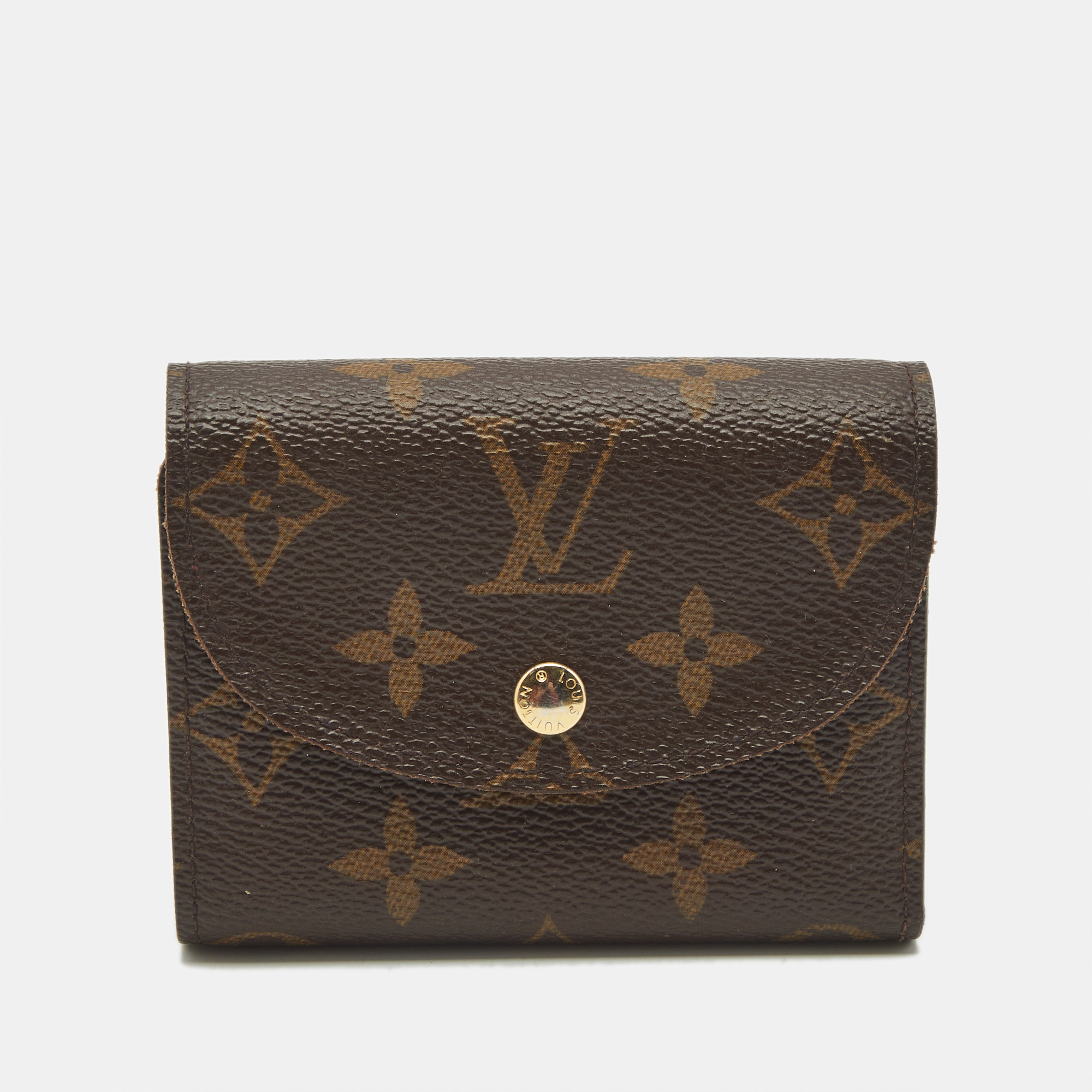 

Louis Vuitton Helene Monogram Canvas Trifold Wallet, Brown