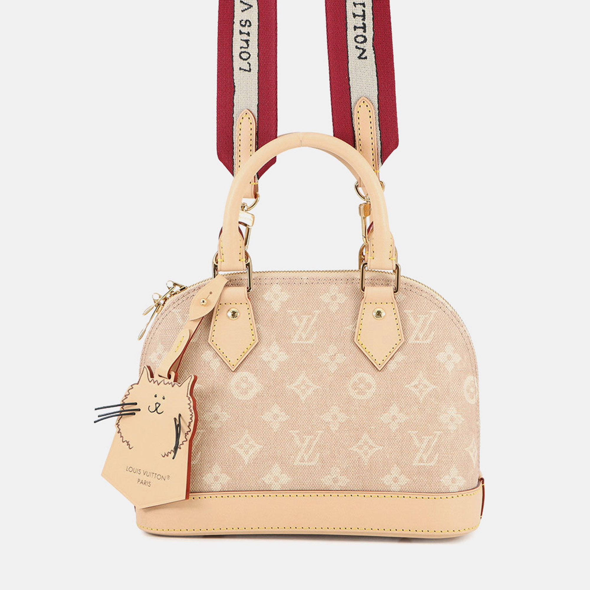 

Louis Vuitton Alma Beige/Red Monogram Miaowgram Size Bb