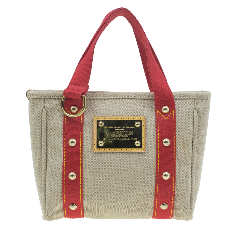 Pre Owned حقيبة لوي فيتون بيج أنتيغوا  كانفاس كاباس PM