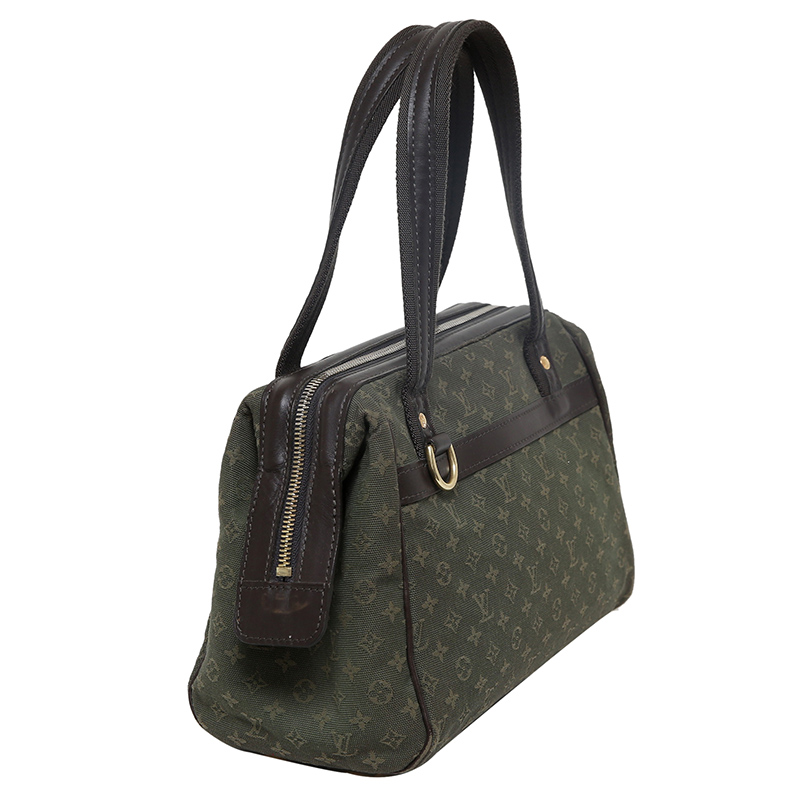 

Louis Vuitton Khaki Monogram Mini Lin Josephine PM Bag, Green