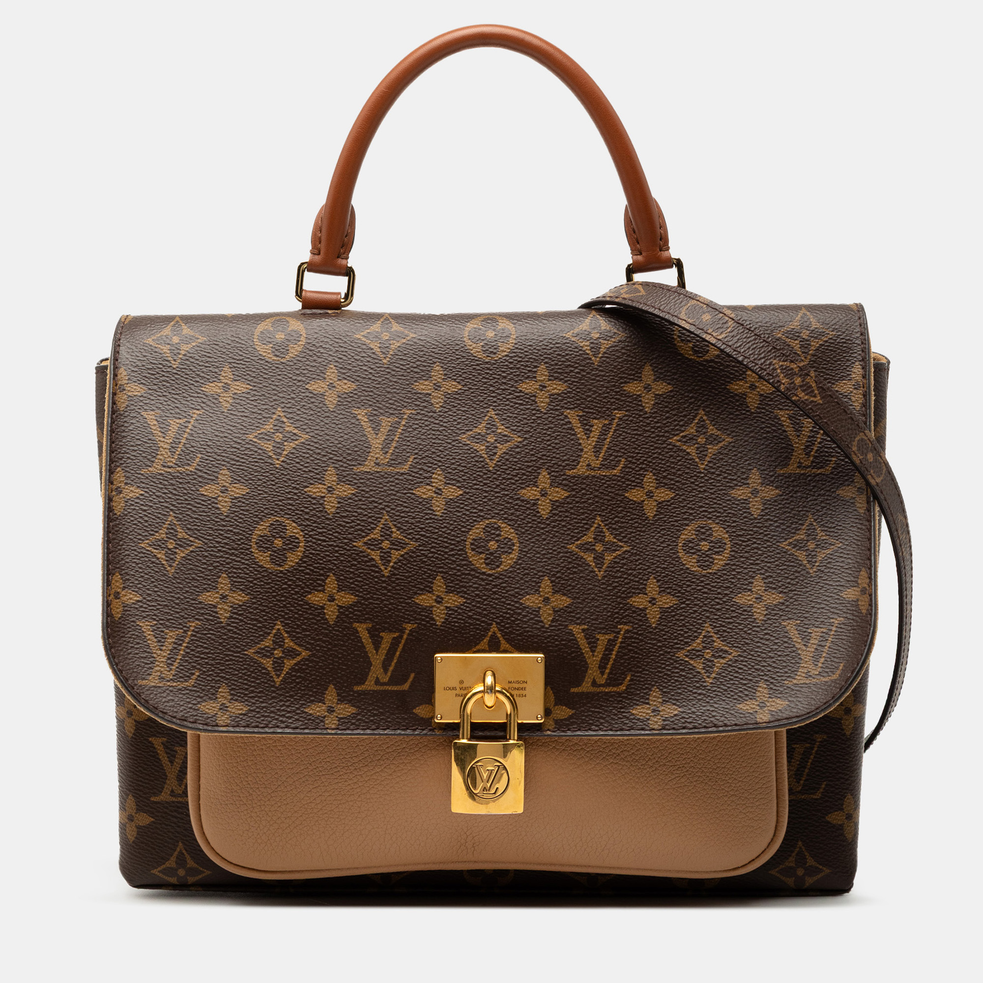 

Louis Vuitton Brown Monogram Marignan Handbag