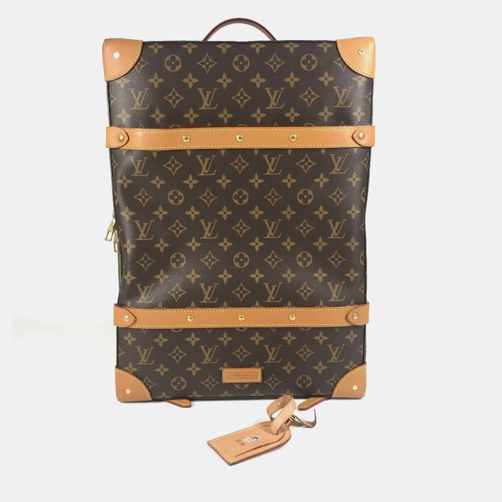 

Louis Vuitton Monogram Soft Trunk Backpack Mm Bag Box Canvas Brown