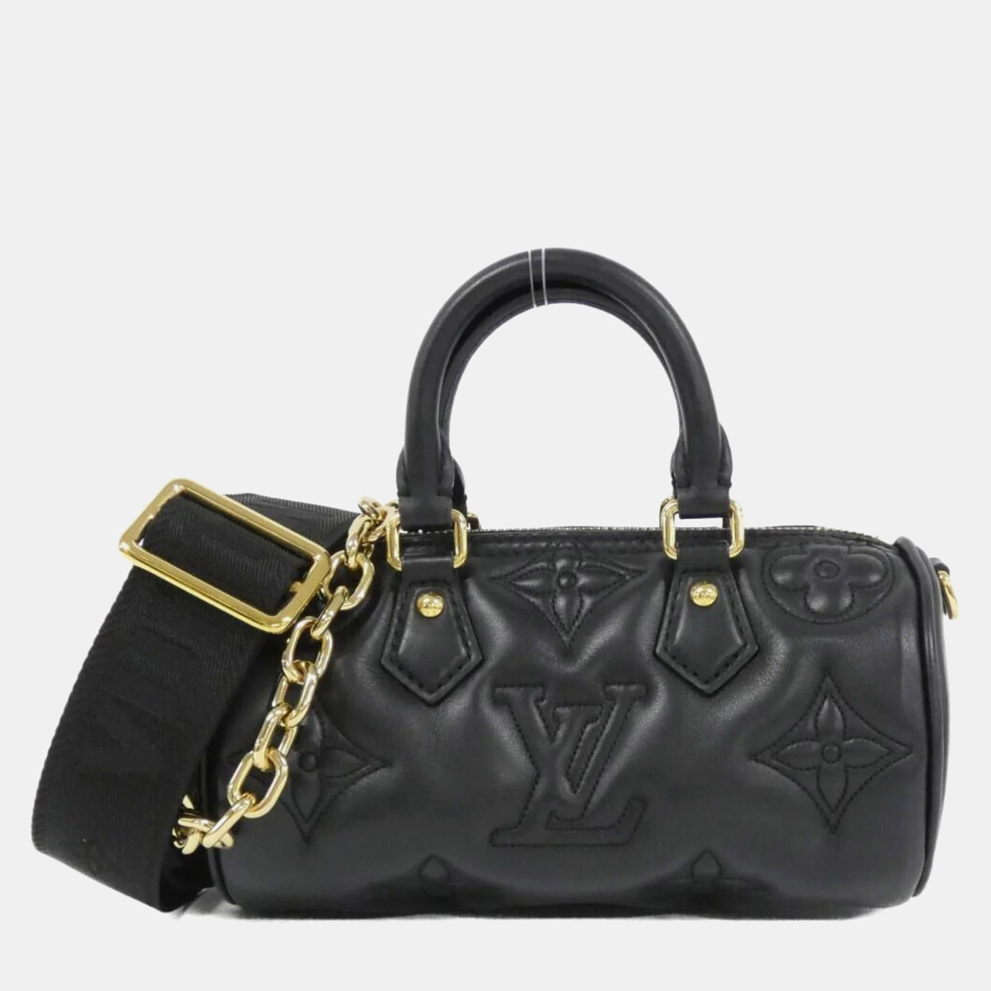 

Louis Vuitton Bubblegram Papillon Bb Shoulder Bag, Black