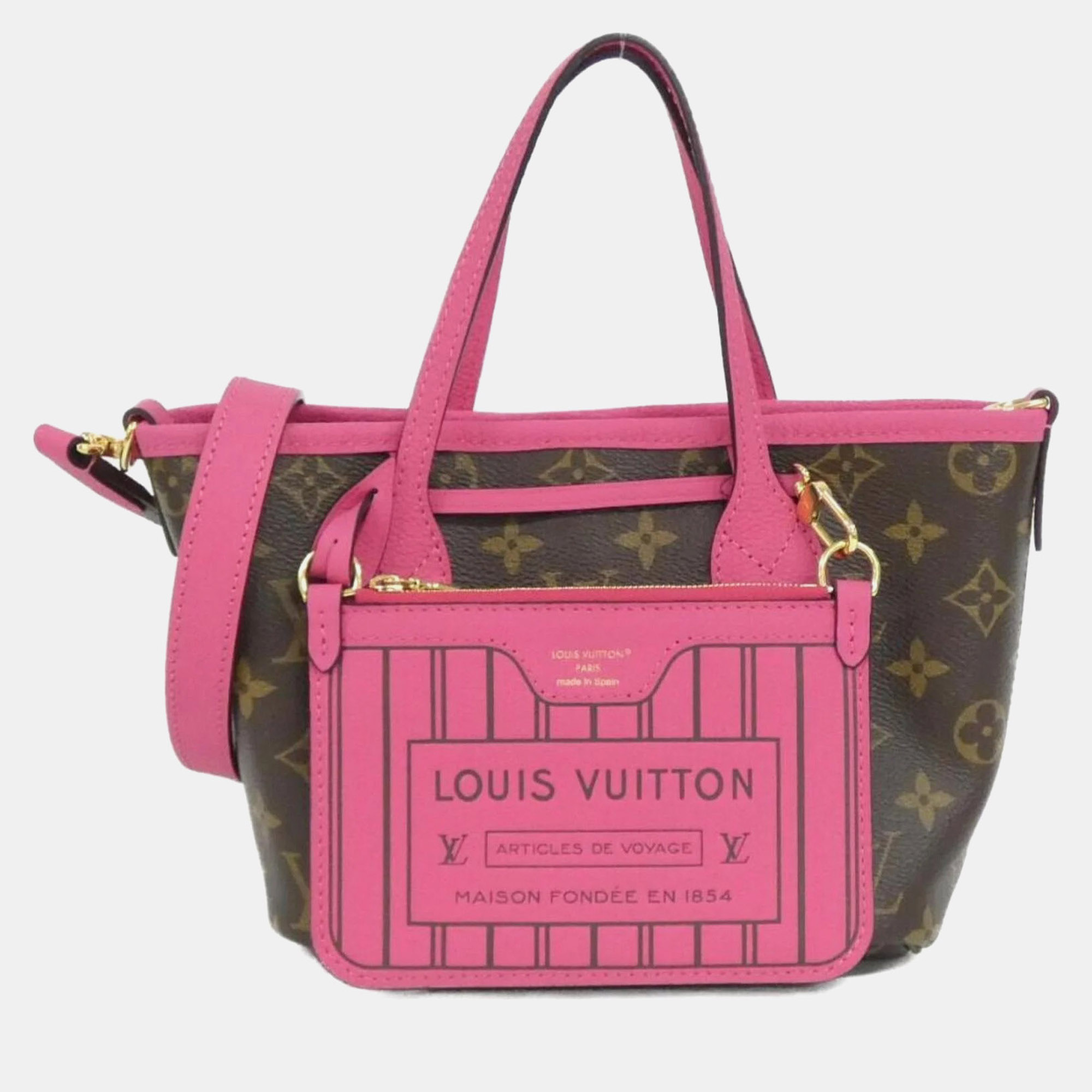

Louis Vuitton Monogram Neverfull Inside Out Bb Handbag, Multicolor