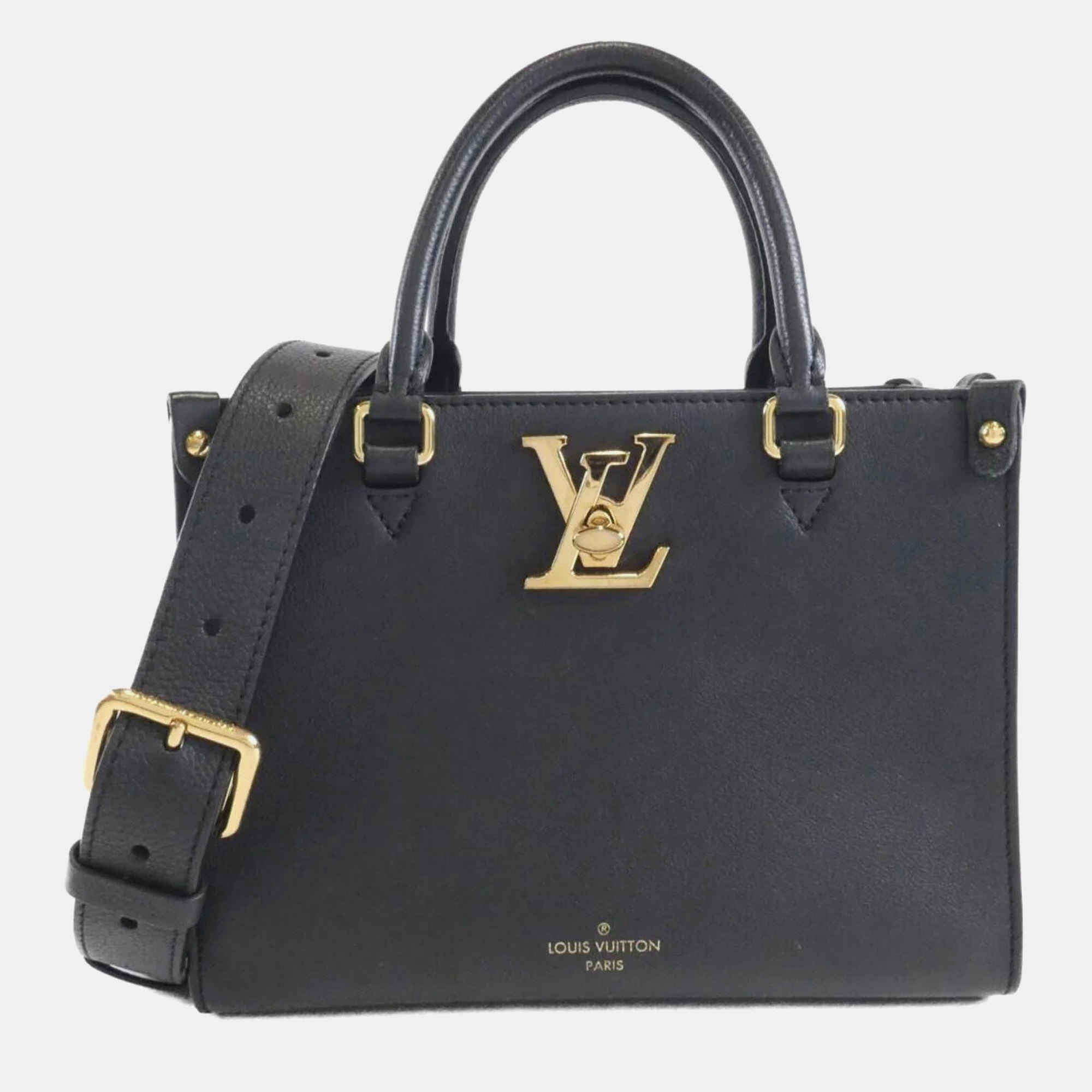 

Louis Vuitton Lock & Go Handbag, Black