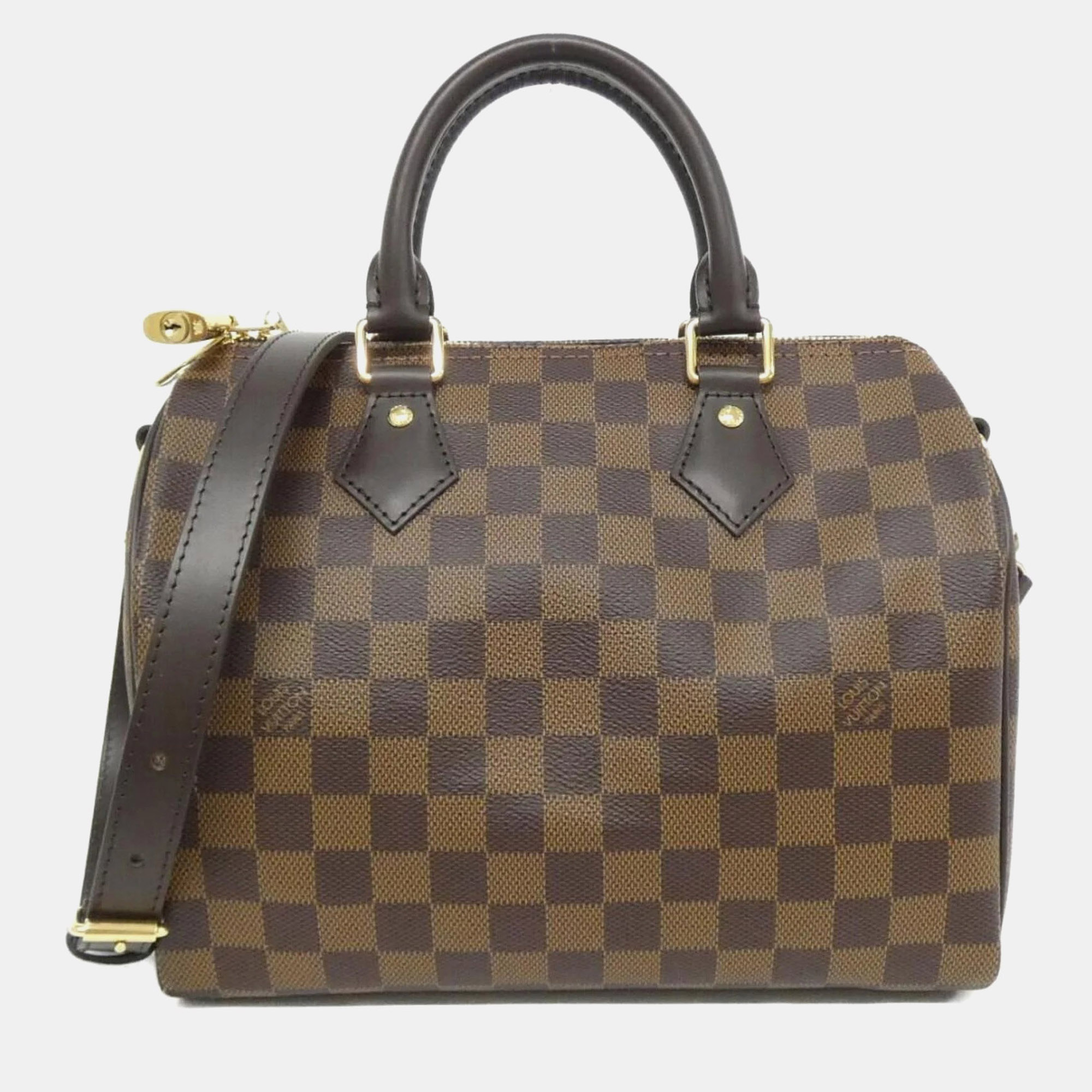 

Louis Vuitton Damier Speedy Bandouliere  Boston Bag, Brown