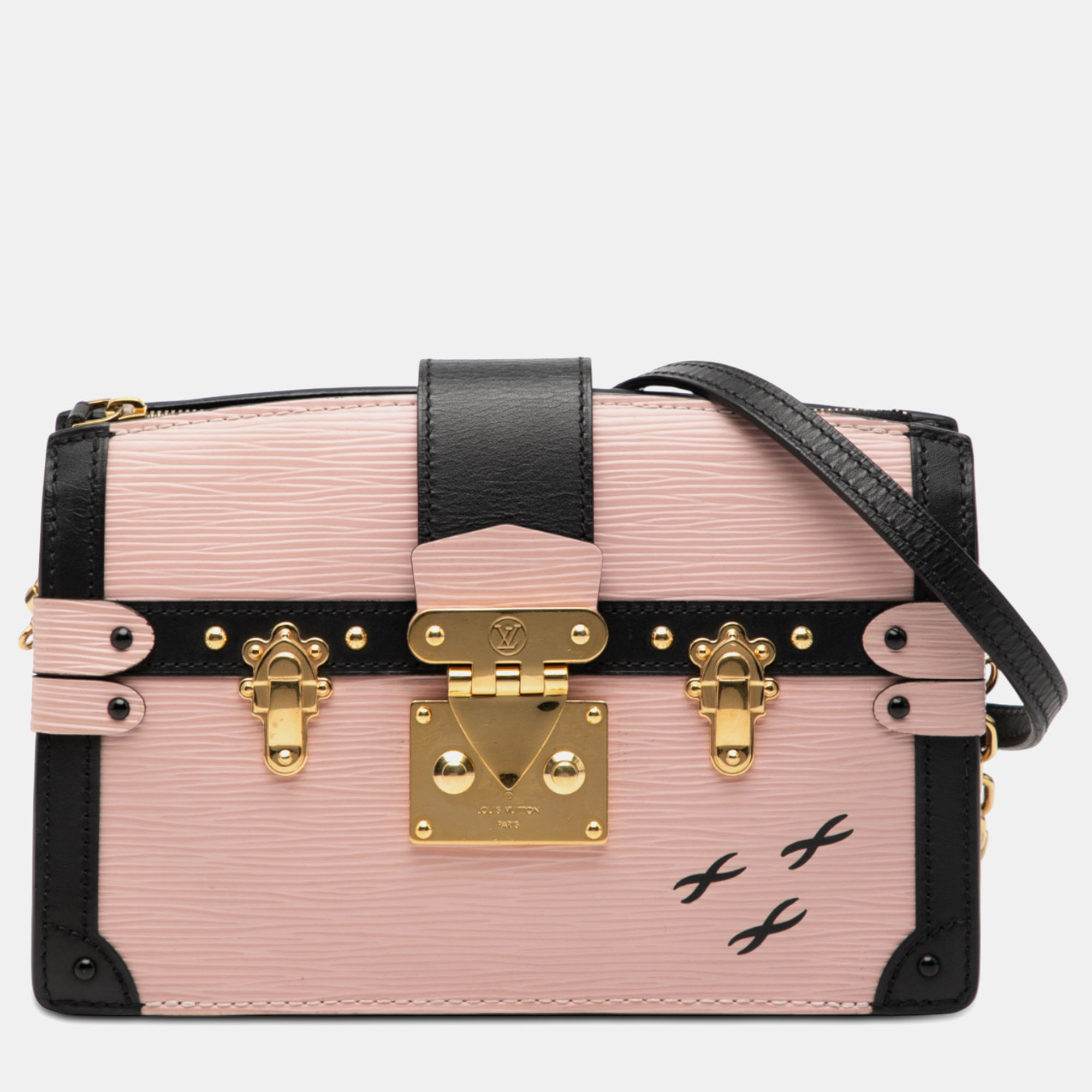 

Louis Vuitton Black Pink Epi Trunk Clutch