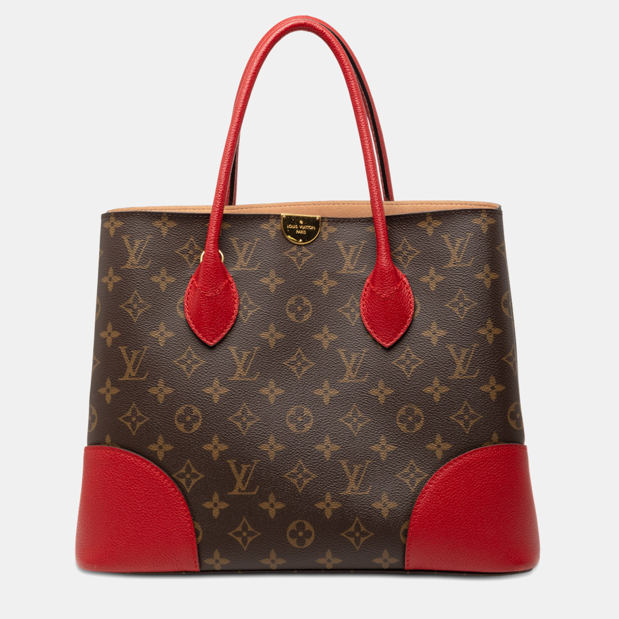

Louis Vuitton Brown Red Monogram Flandrin