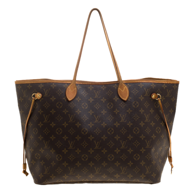 Pre Owned حقيبة لوي فيتون نيفرفول كانفاس مونوغرامي GM