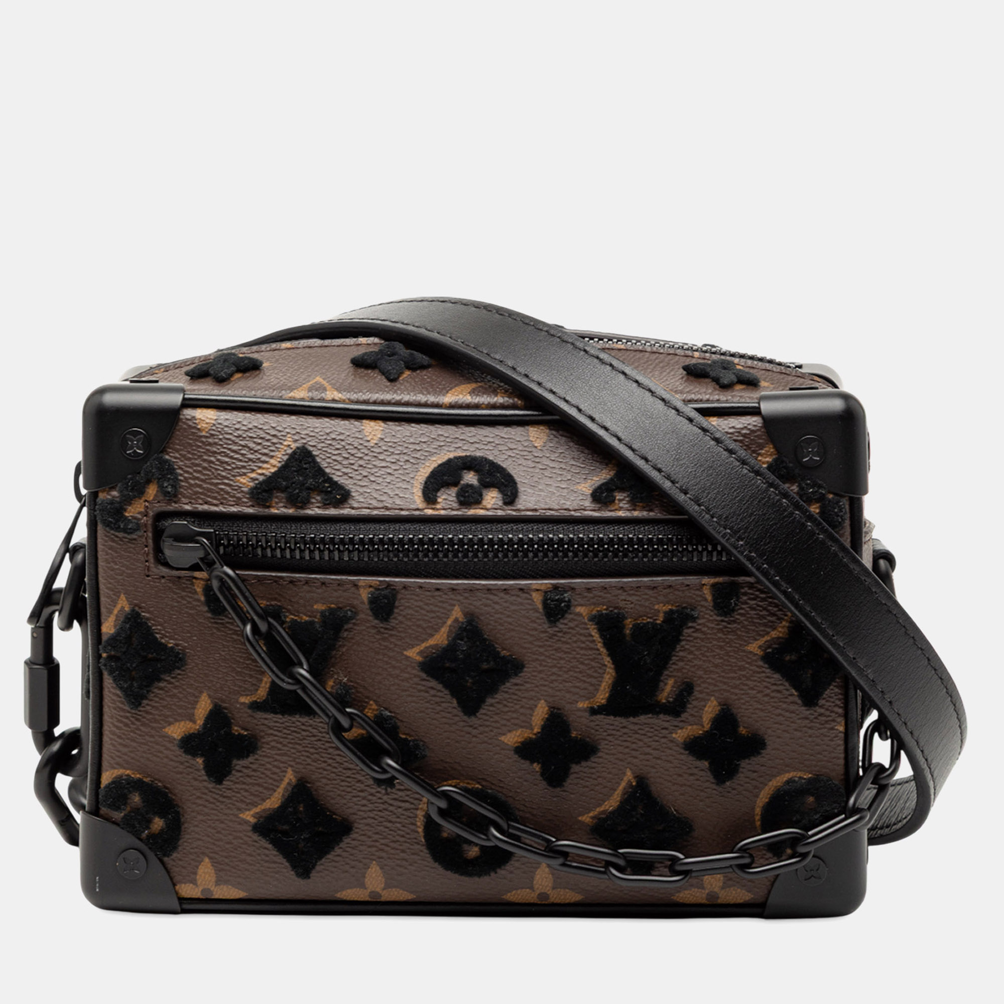 

Louis Vuitton Brown Monogram Tuffetage Mini Soft Trunk