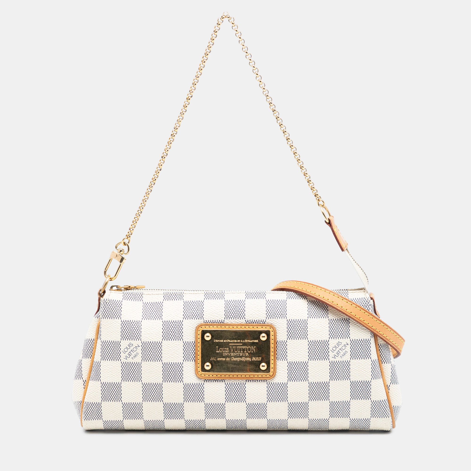 

Louis Vuitton White Damier Azur Eva