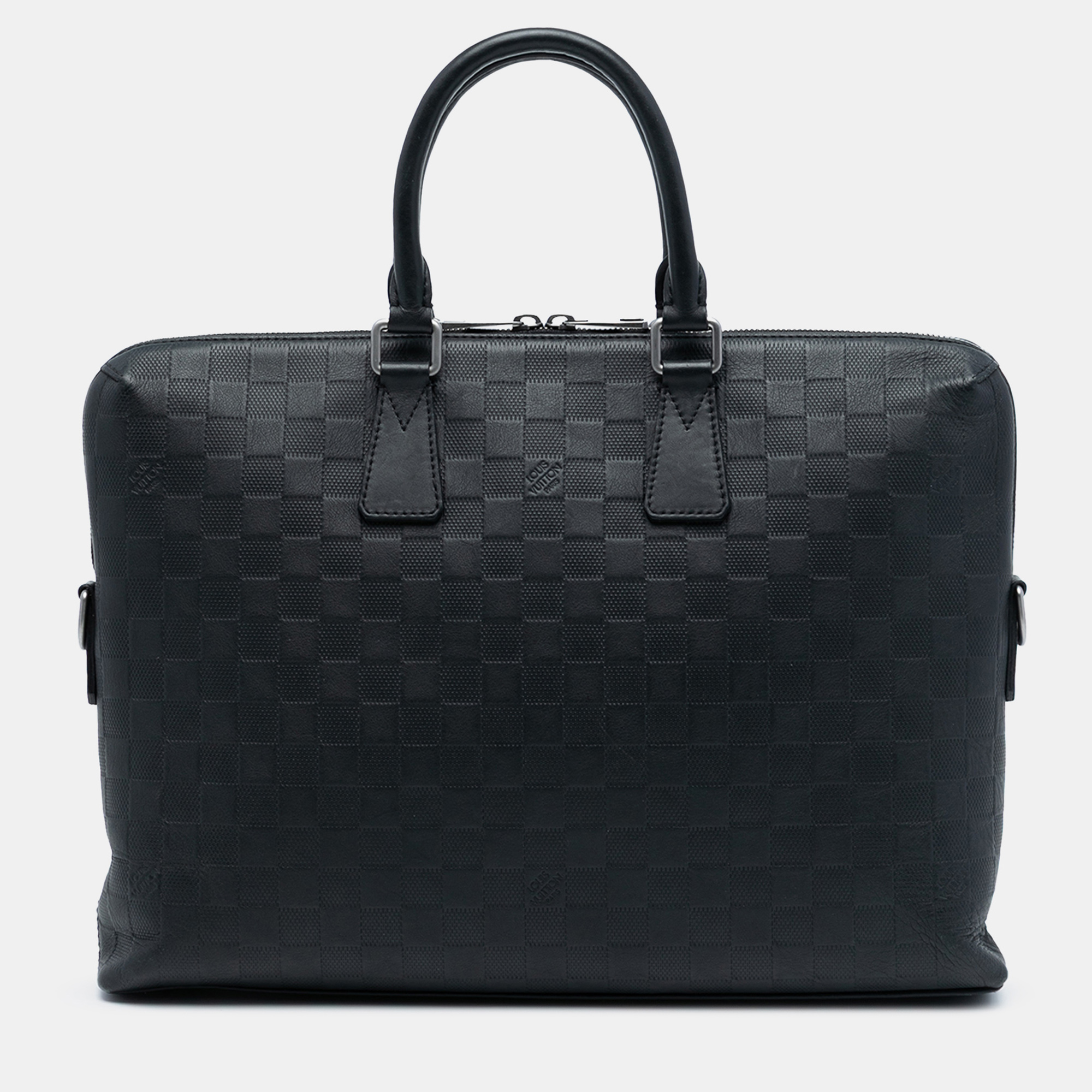 

Louis Vuitton Black Damier Infini Porte Documents Jour
