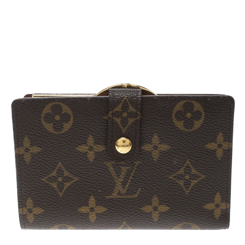 Louis Vuitton Monogram Canvas Port Feuille Vienoise French Purse Wallet