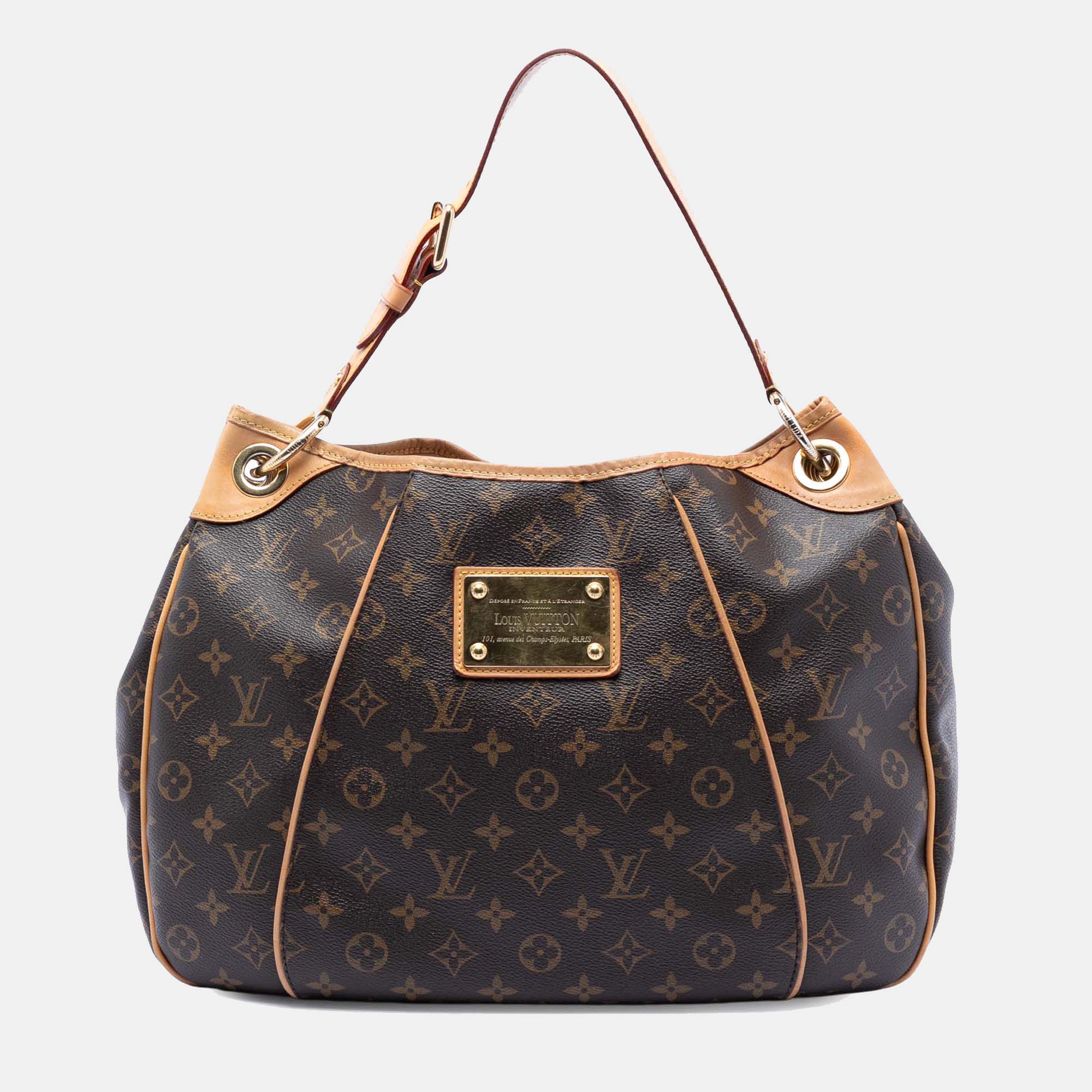 

Louis Vuitton Brown Monogram Galliera PM