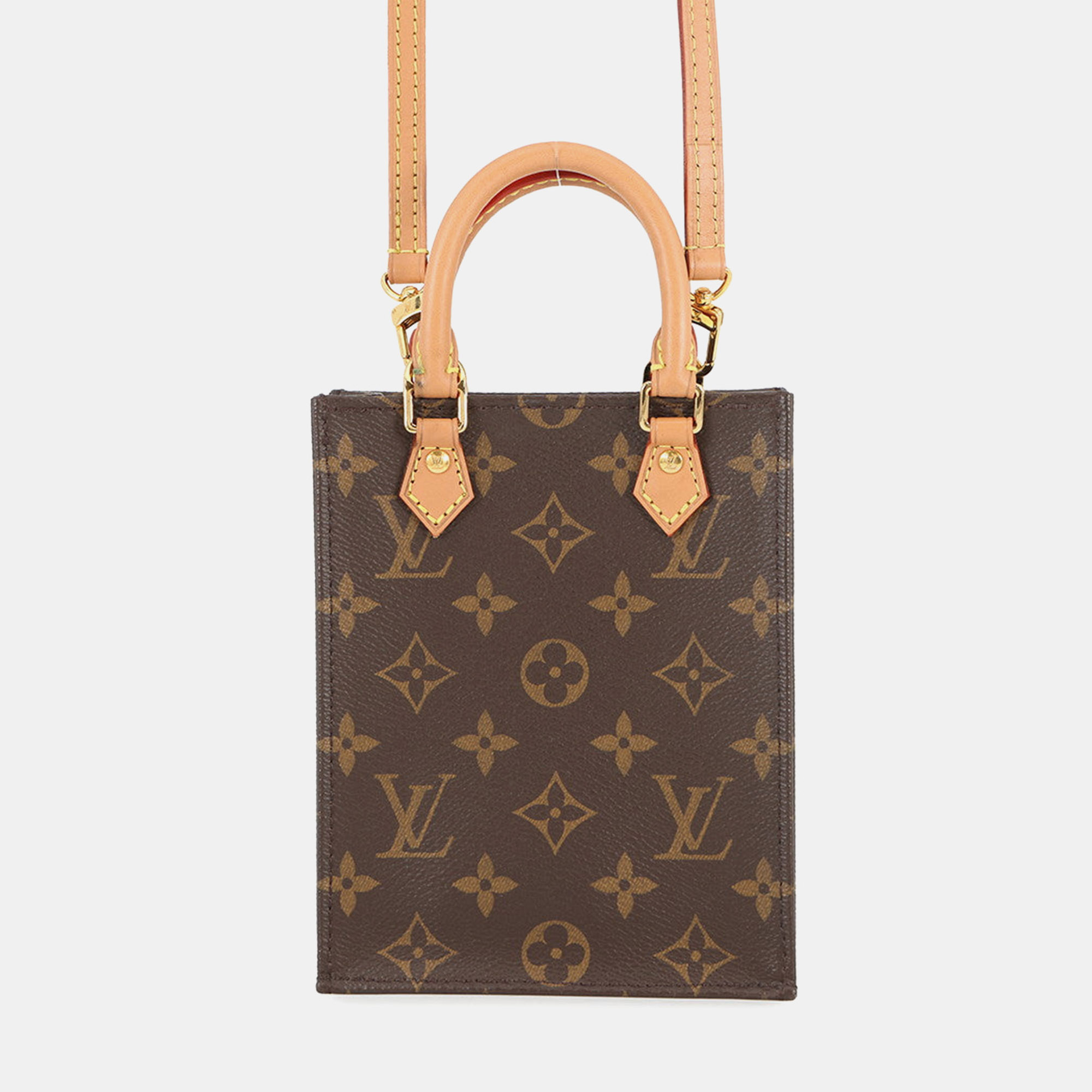 

Louis Vuitton Petit Sac Plat Brown Monogram