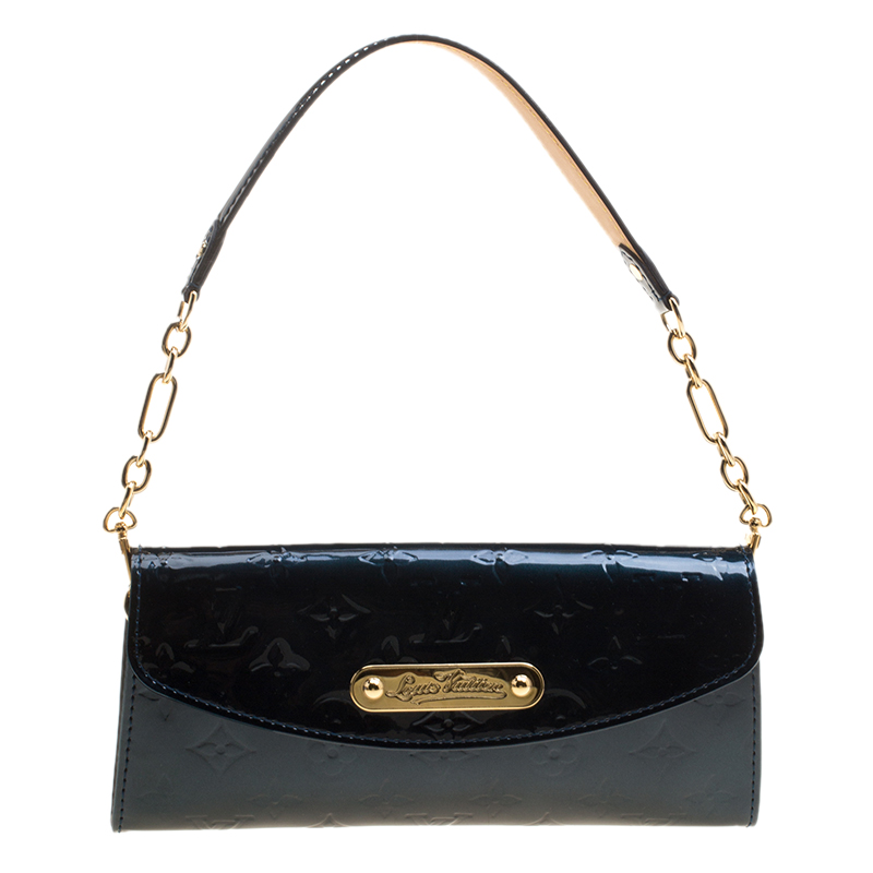 مملوكة مسبقًا حقيبة كلتش لوي فيتون بوليفارد سانست فيرنيه مونوغرامي أزرق بلون نويه