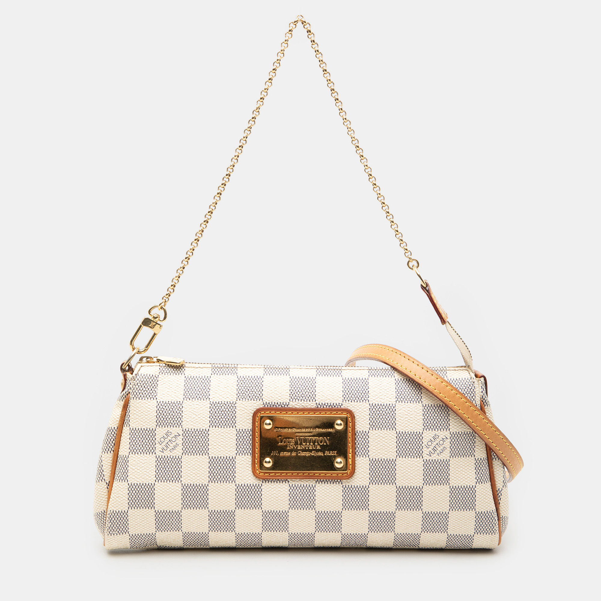 

Louis Vuitton White Damier Azur Eva
