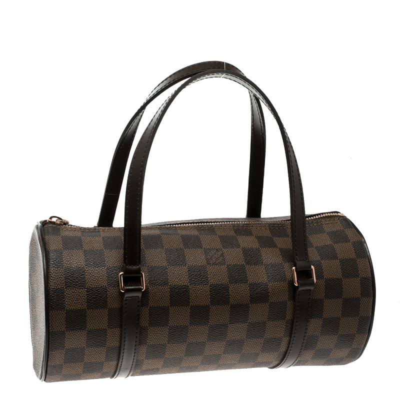 Authentic Louis Vuitton Papillon 30 Handbag in Damier